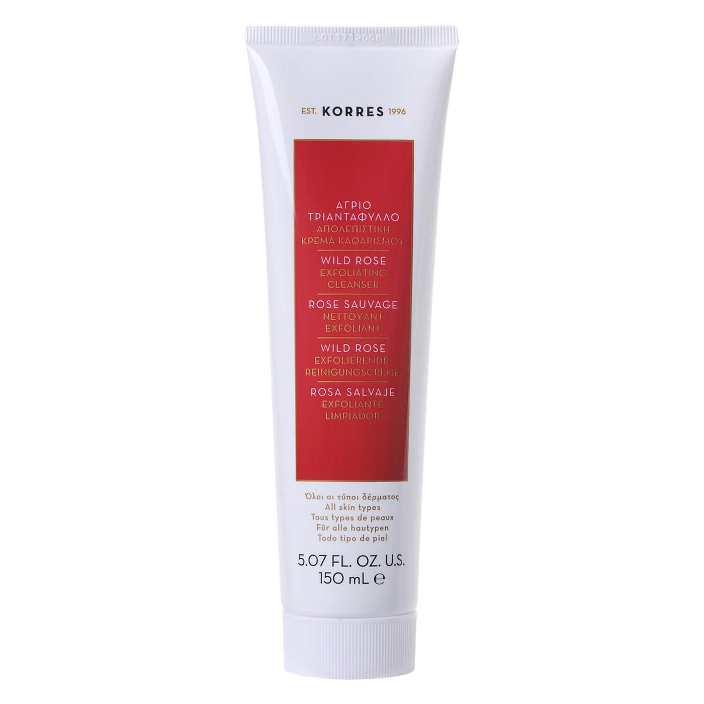 Produktbild von Korres Care - Wild Rose Exfoliating Cleanser
