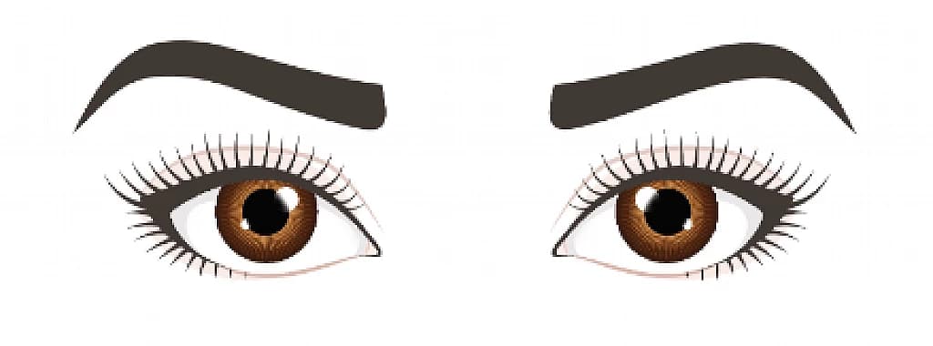 Eng zusammenstehende Augen Make-up