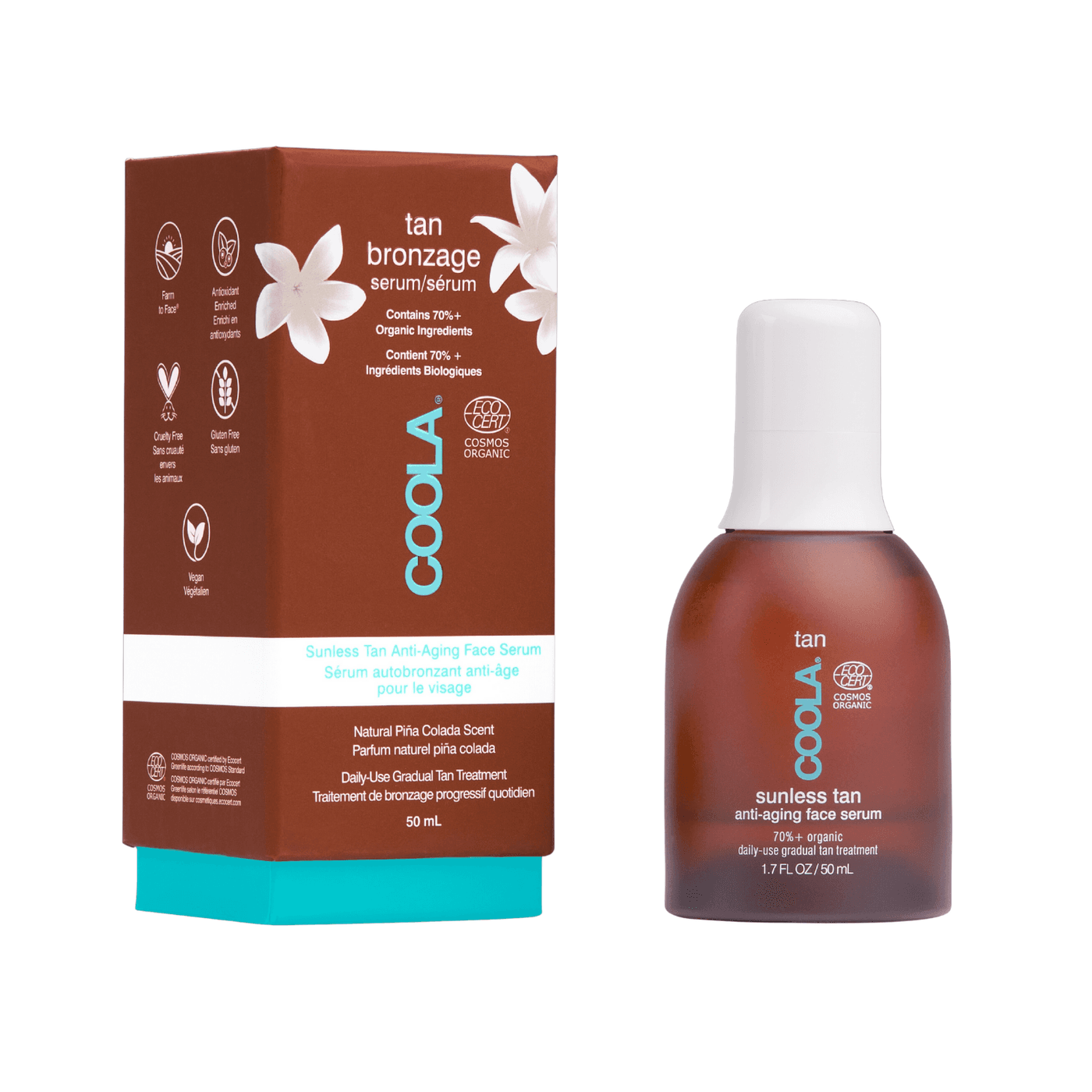 COOLA - Organic Sunless Tan Anti Aging Face Serum