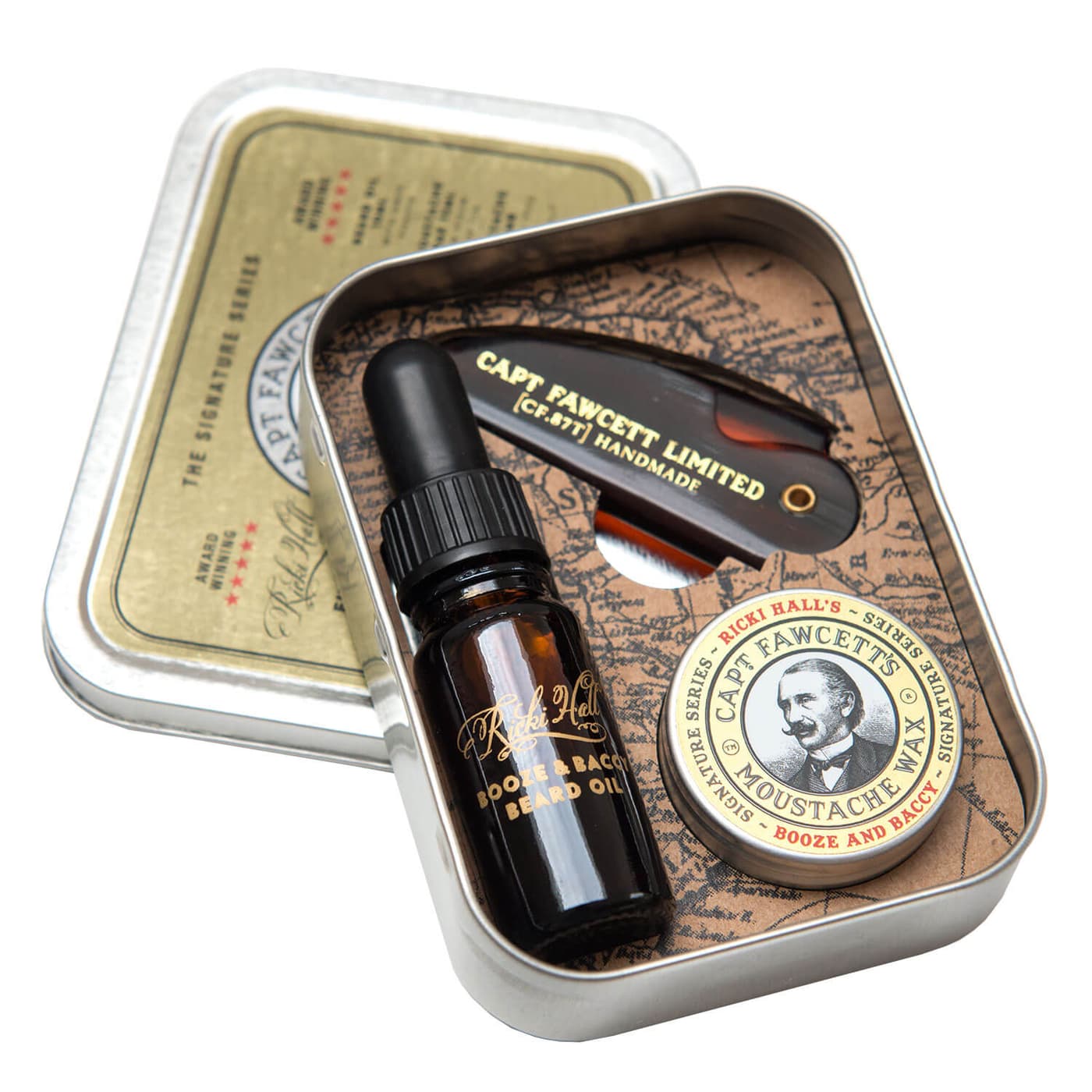 Capt. Fawcett Care - Ricki Hall Booze & Baccy Grooming Kit