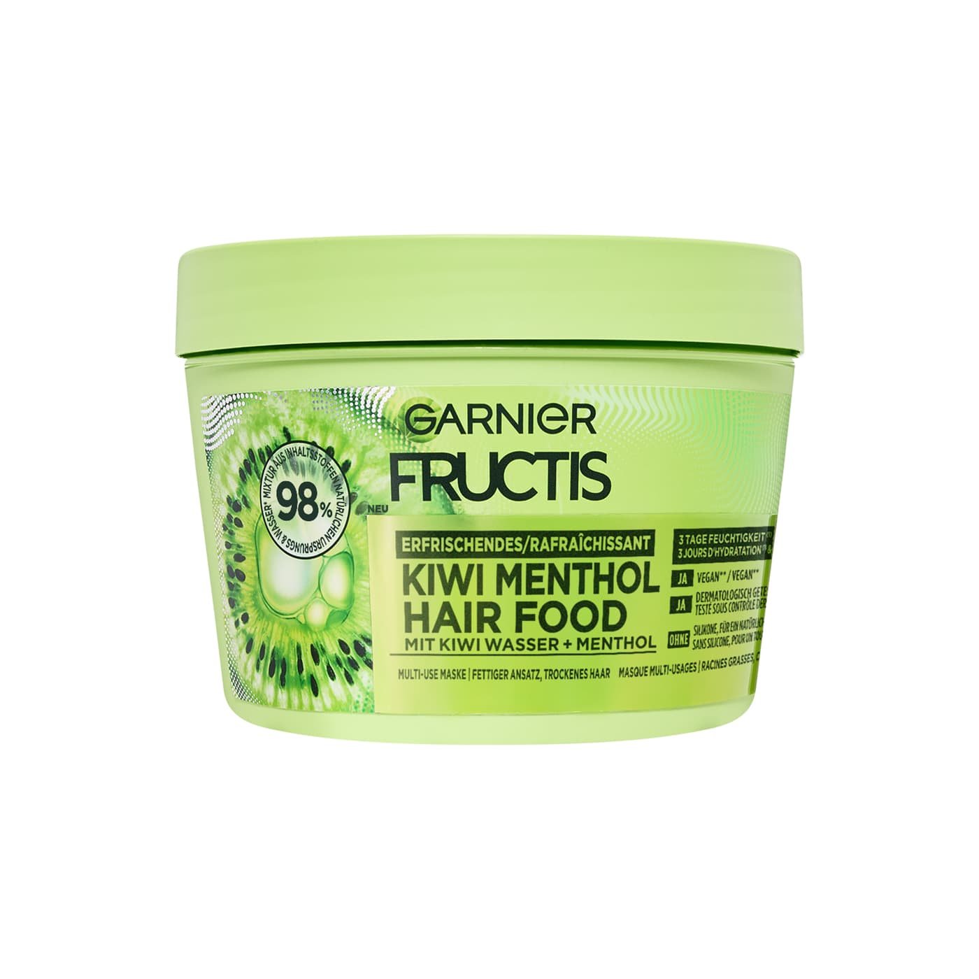 Fructis - Multi-use Haarmaske Kiwi Menthol Hair Food