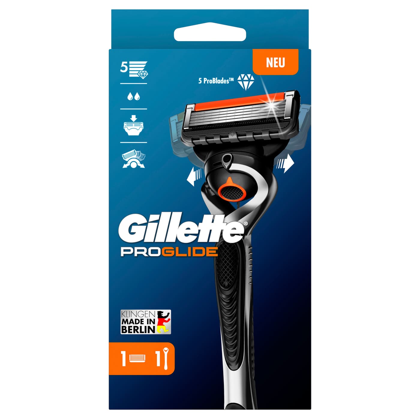 Gillette - ProGlide Flexball Rasierapparat mit 1 Klinge