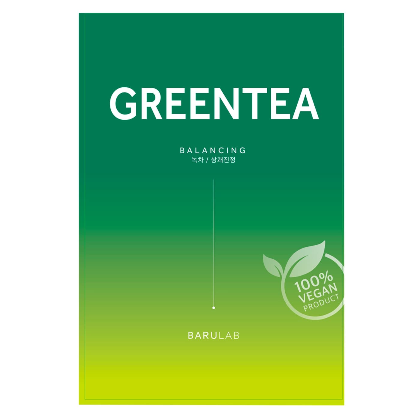 Barulab - The Clean Vegan Mask - Green Tea