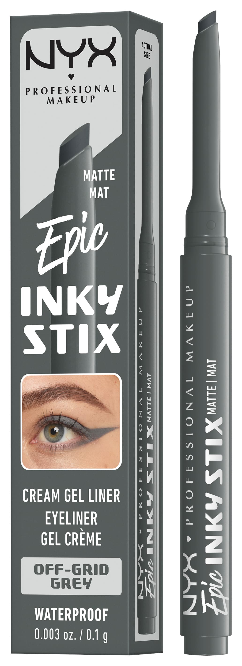 NYX Liner - Epic Inky Stix Cream Gel Eyeliner Waterproof Off-grid