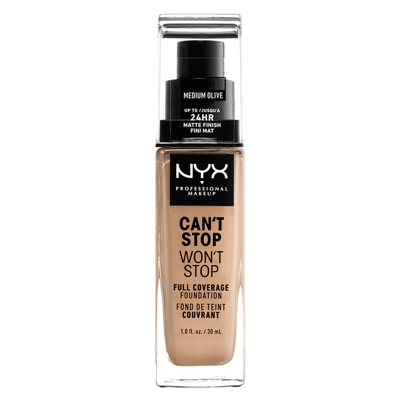 Can't Stop Won't Stop - Full Coverage Foundation Medium Olive