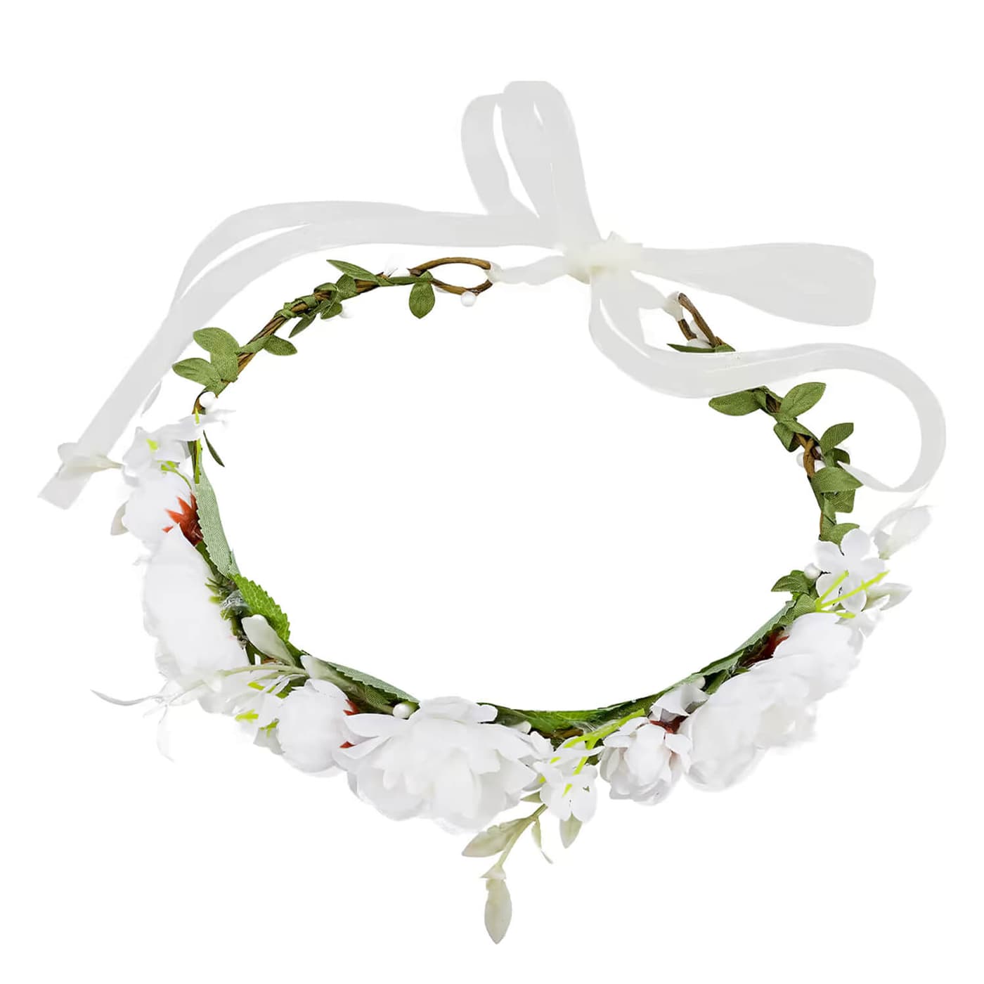 Celebride Blumenkranz Schleife Kids Weiss