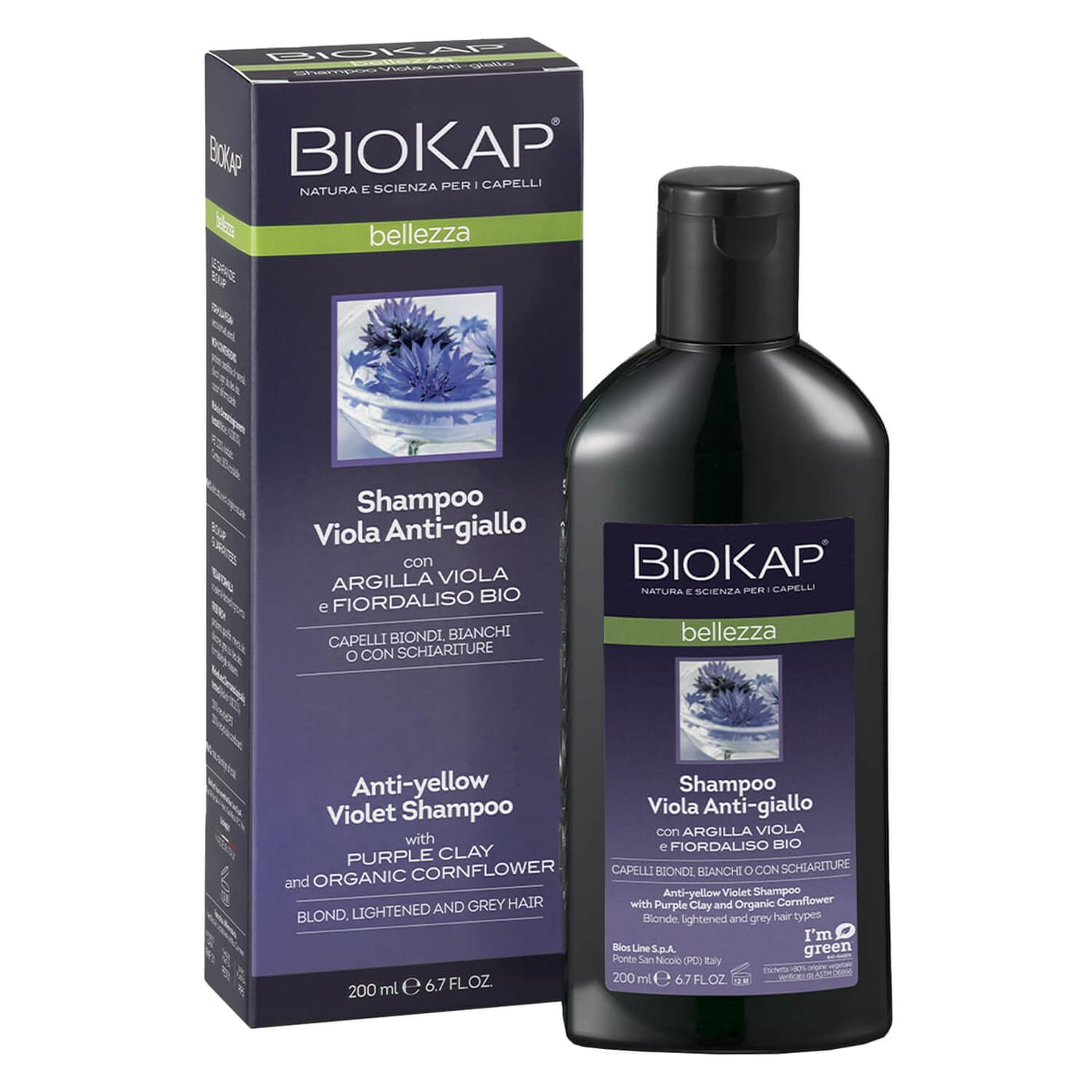 BIOKAP Bellezza - Anti-Gelb Violet Shampoo