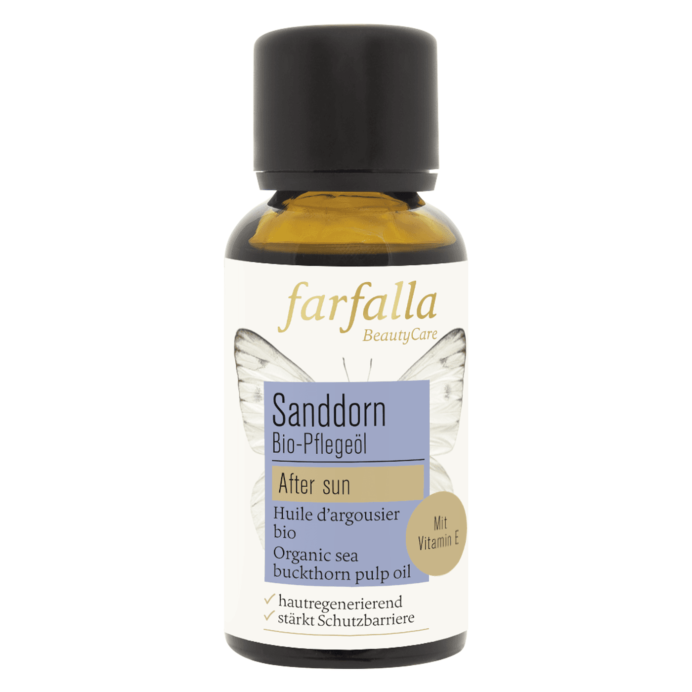 Farfalla Bio-Pflegeöl - Sanddornfruchtfleisch Bio-Pflegeöl After Sun