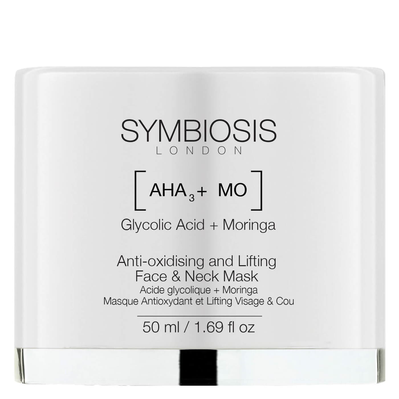 Symbiosis - [Glykolsäure + Moringa] Anti-Oxidant Maske Gesichts- & Halsstraffung