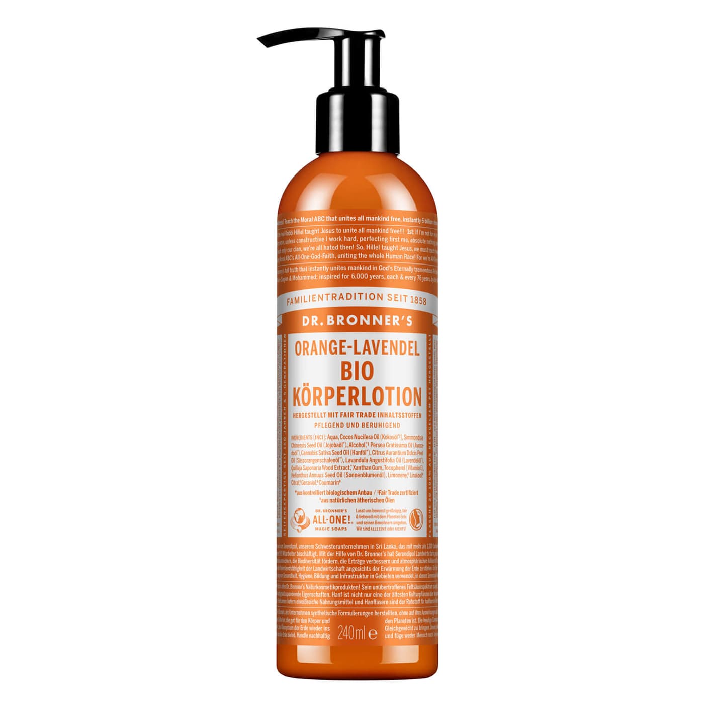 DR. BRONNER'S - Body Lotion Orange Lavender