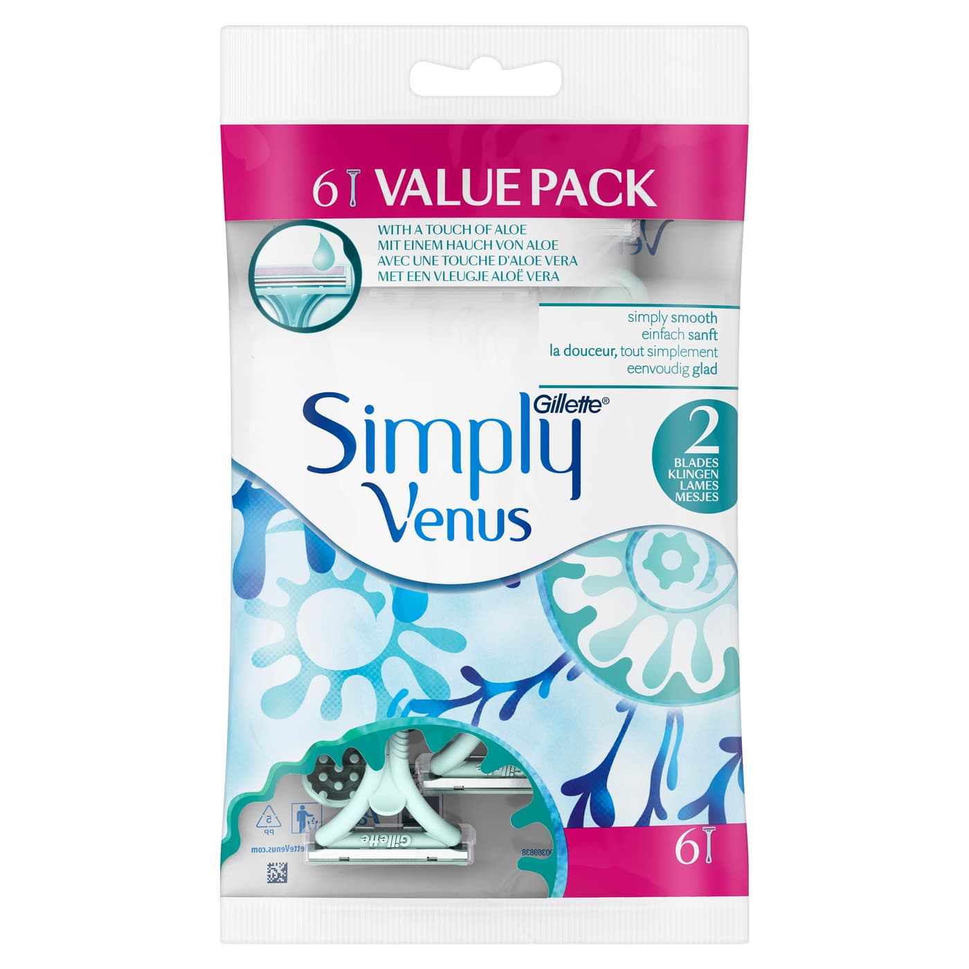 Gillette - Gillette Simply Venus2 6er
