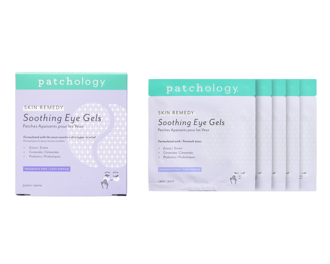 Patchology Face - Skin Remedy Soothing Eye Gel 5box