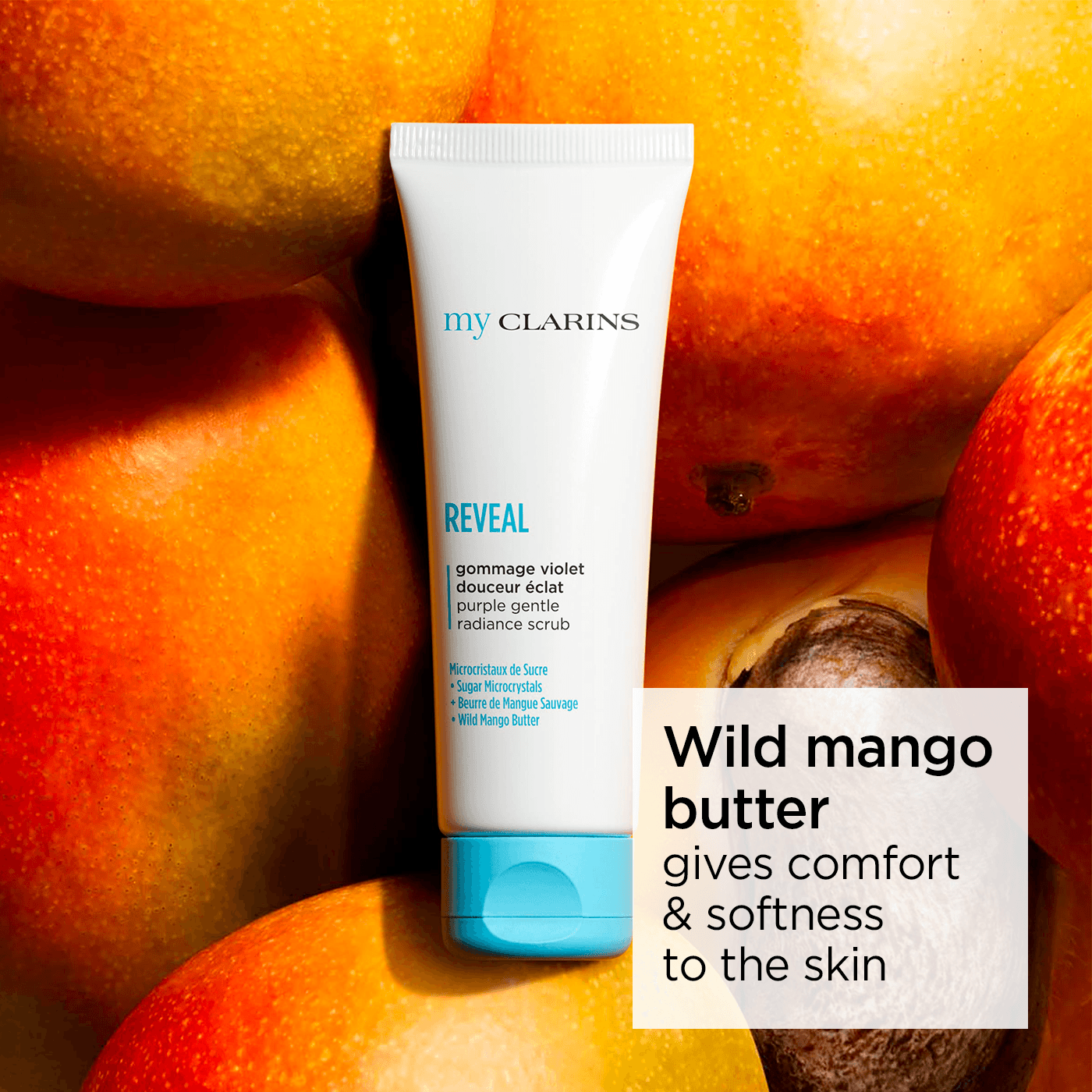 myCLARINS - Reveal Purple Gentle Radiance Scrub - Sanftes Gesichtspeeling Für Strahlende Haut