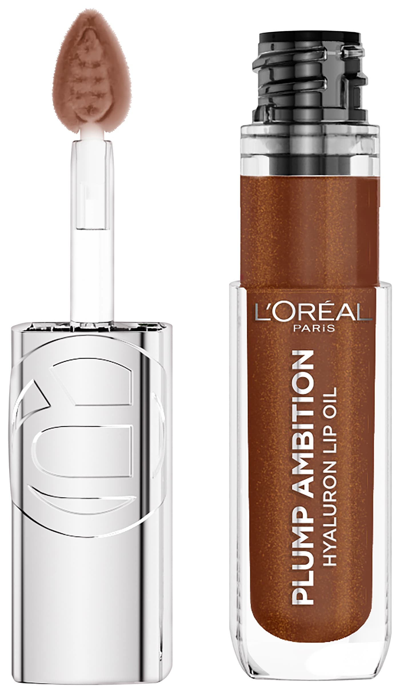 L'Oreal Cosmetics - Plump Ambition Hyaluron Lip Oil 510 La Nuit Sparkle