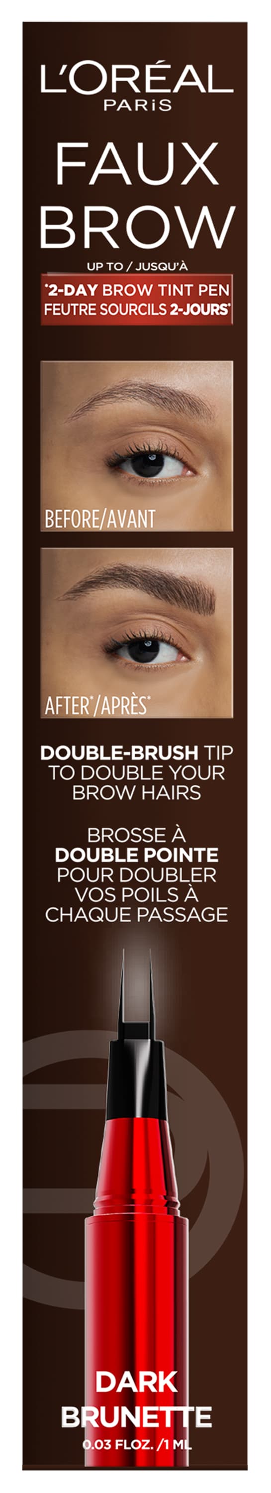 L'Oreal Cosmetics - Infaillible Faux Brow Augenbrauenstift Dark Brunette