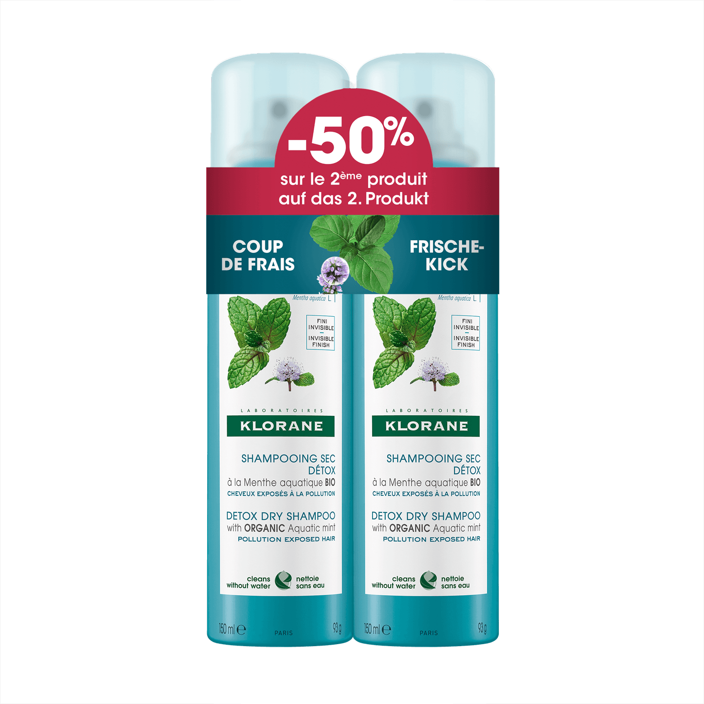 Wasserminze -Trockenshampoo Duo