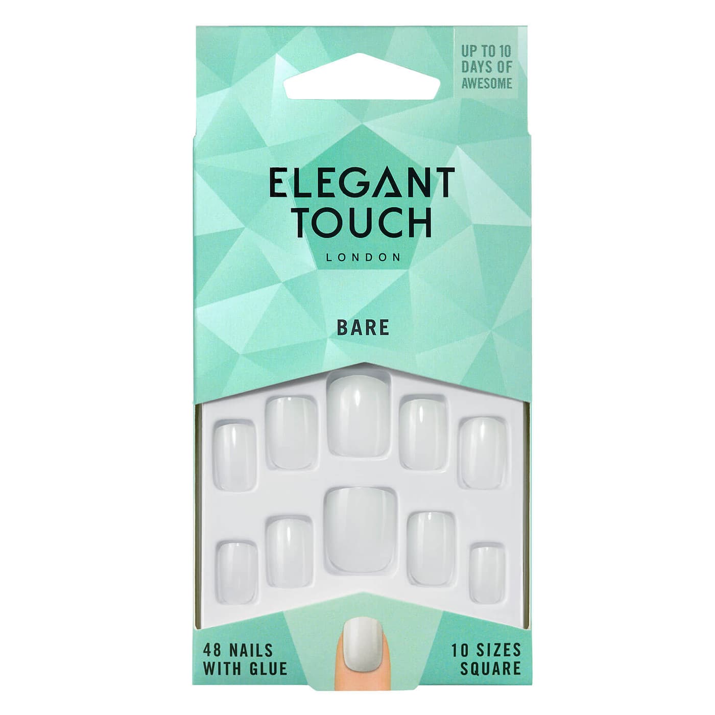 Elegant Touch - Bare Nails Square