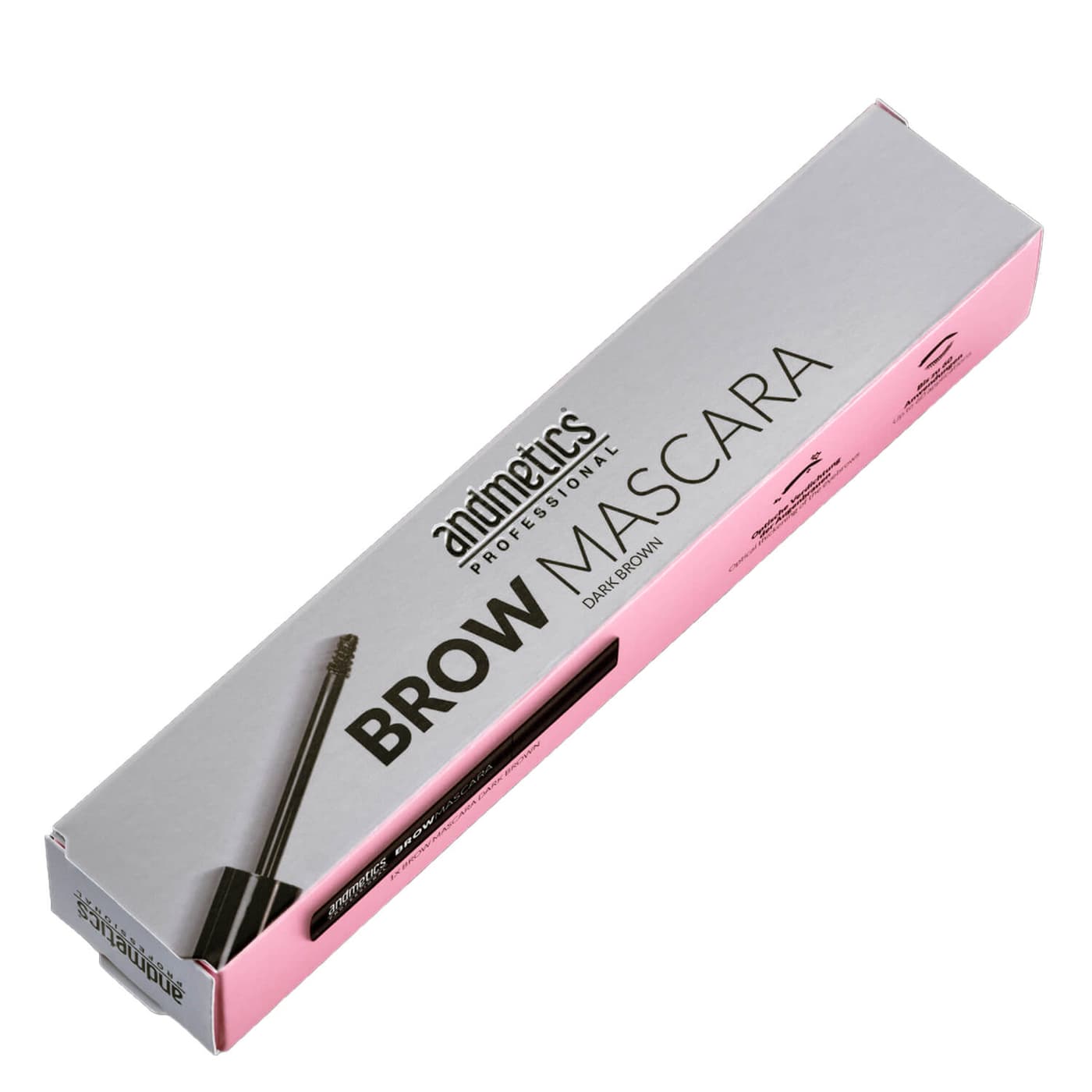 andmetics Professional - Brow Mascara Dark Brown
