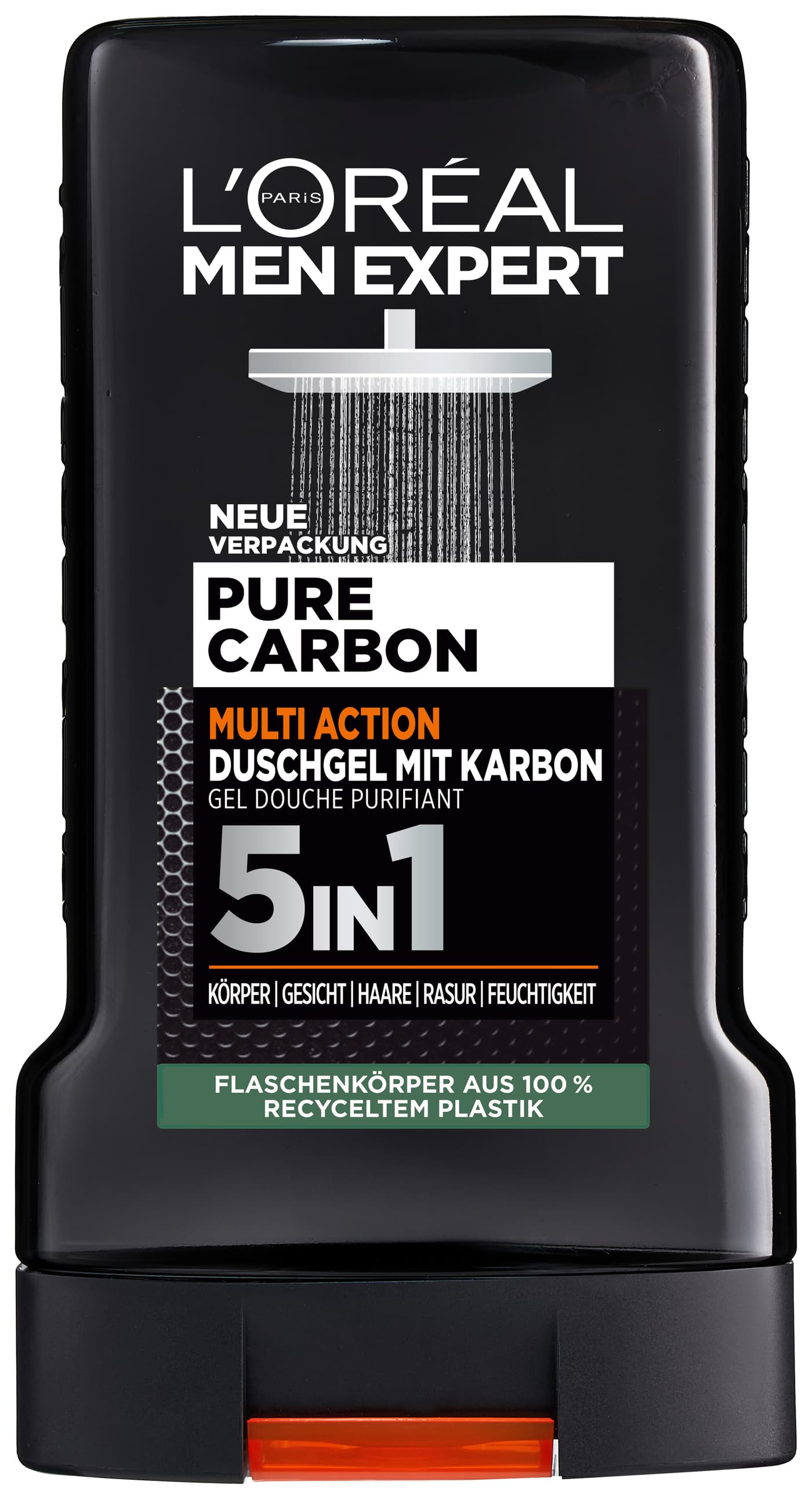 L'Oréal Men Expert - Carbon Clean Karbonduschgel 5in1 Multiaction Waschgel