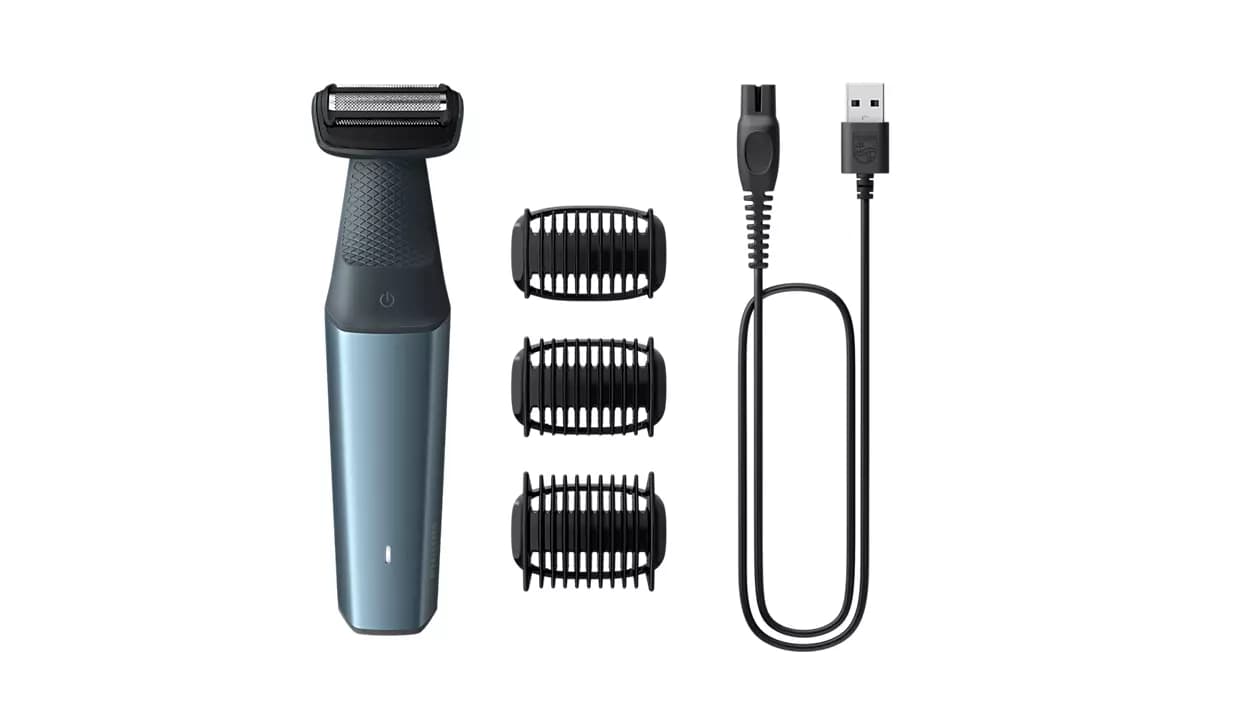 Philips BODYgroom - Series 3000 Wasserfester Trimmer Für Körper Und Intimbereich Bg3027/03