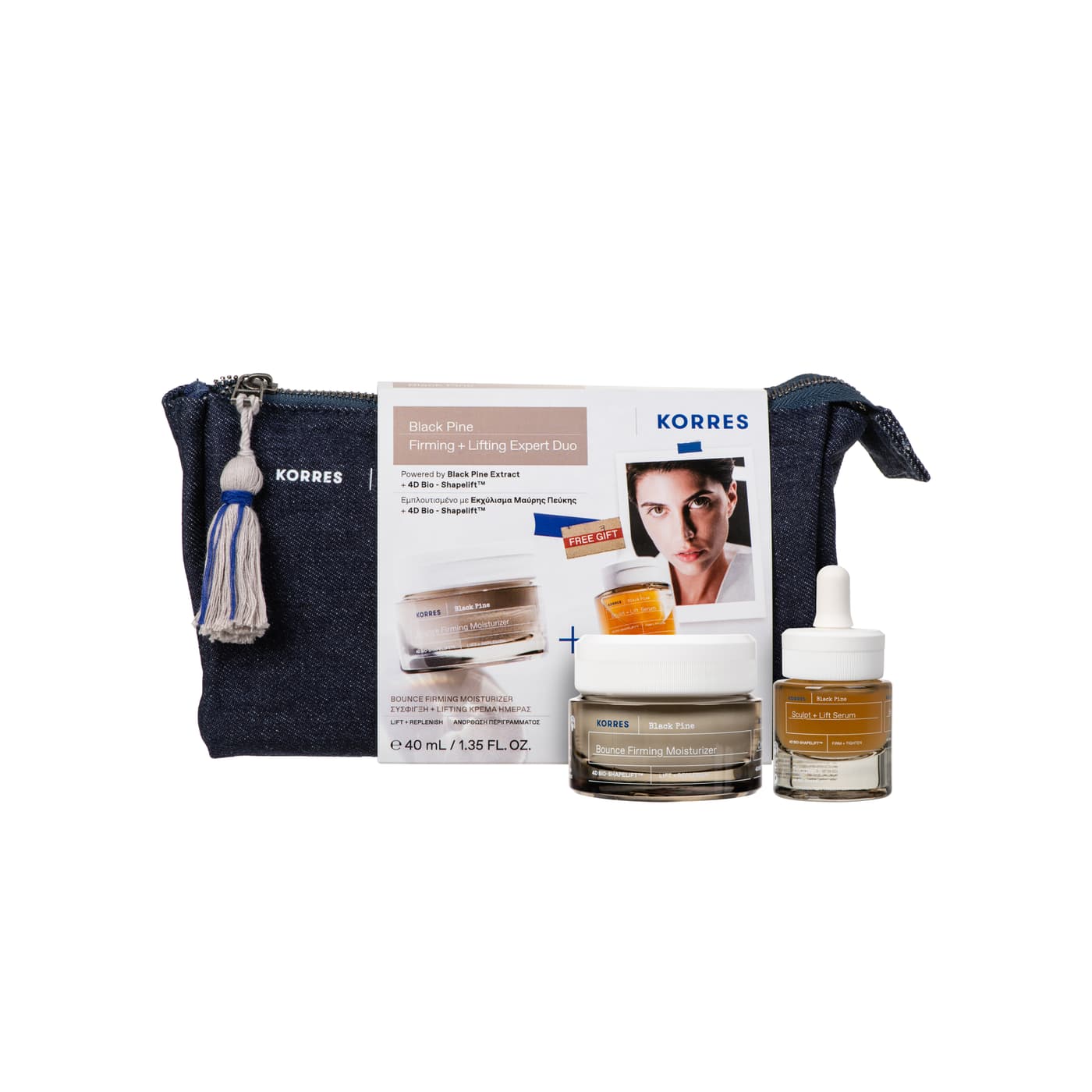 Korres Care - Black Pine Straffungs- Und Lifting Expert Duo