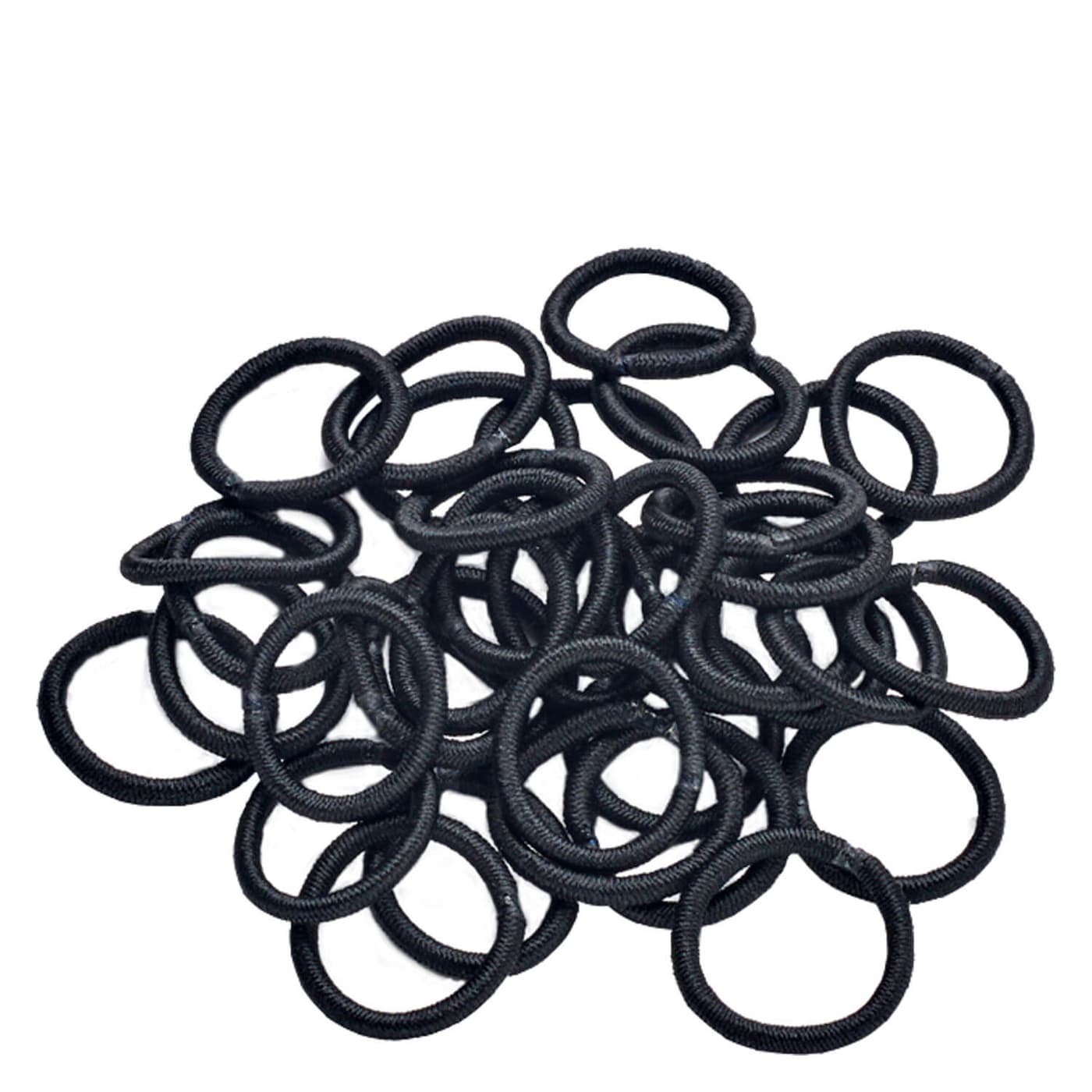 DailyGO - Mini-Haargummi schwarz ohne Metallverschluss