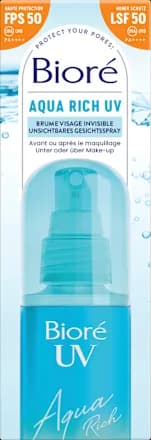 BIORÉ - Aqua Rich UV Unsichtbares Gesichtsspray LSF 50