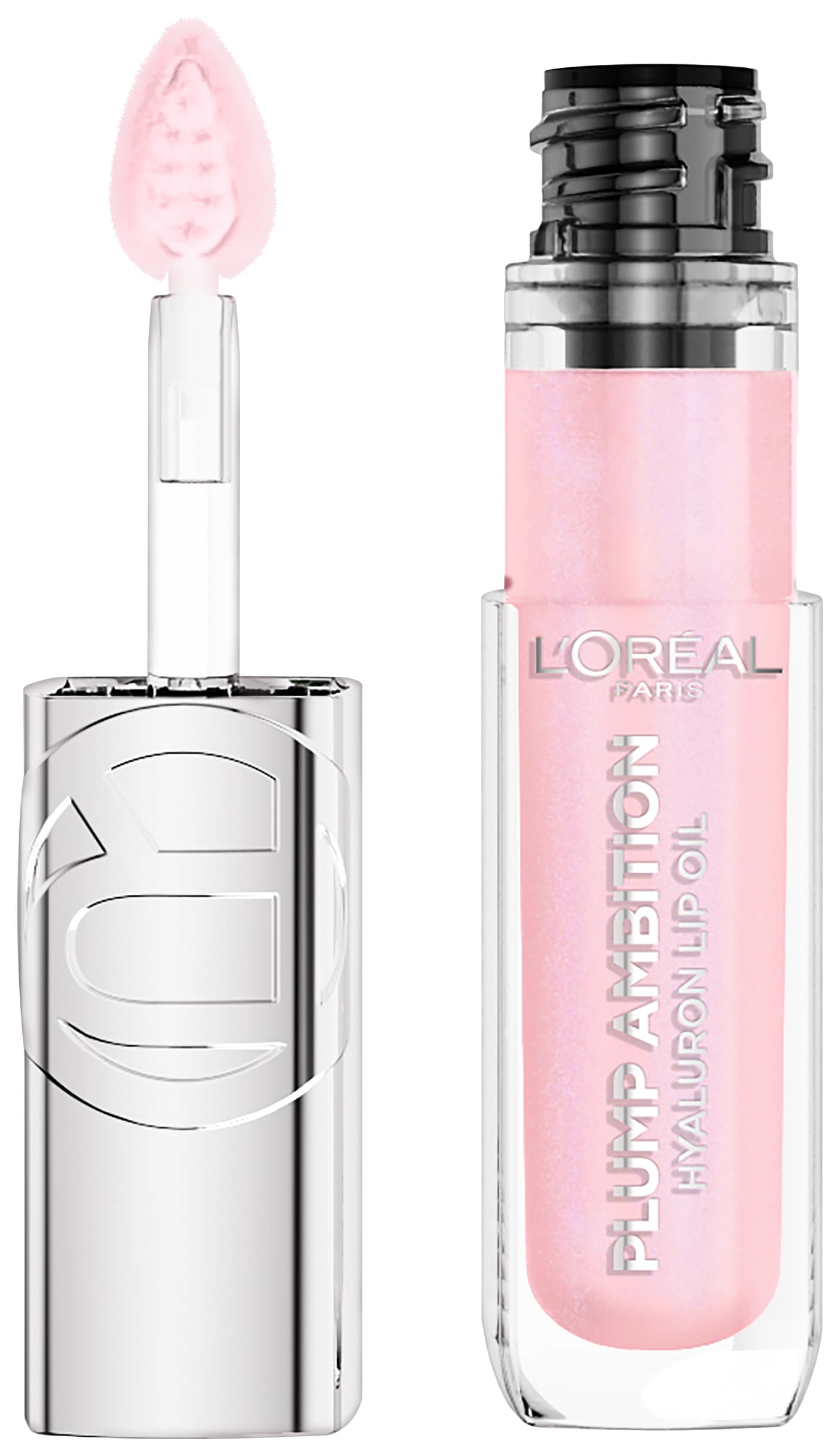 L'Oreal Cosmetics - Plump Ambition Hyaluron Lip Oil 101 Cristal Clear