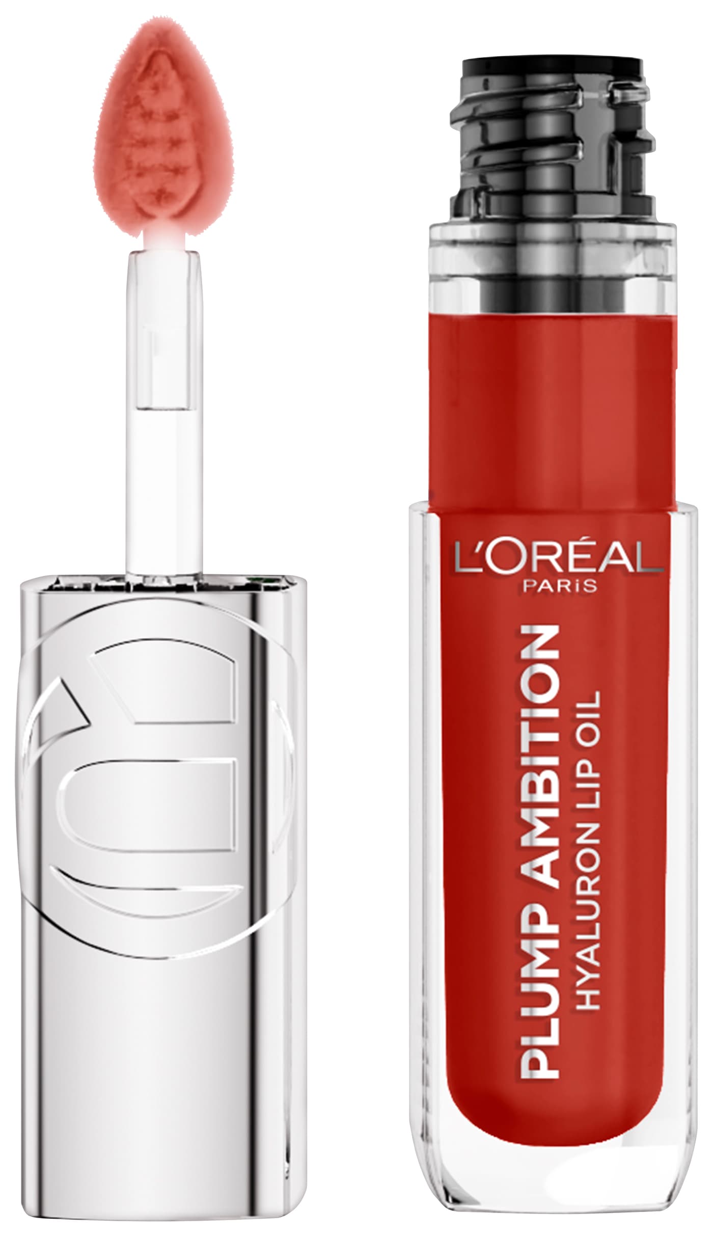 L'Oreal Cosmetics - Plump Ambition Hyaluron Lip Oil 485 Wine O Clock
