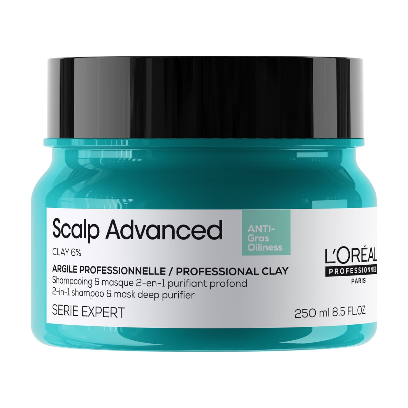 Série Expert Scalp Advanced - Anti-Oiliness 2in1 Deep Purifier Clay