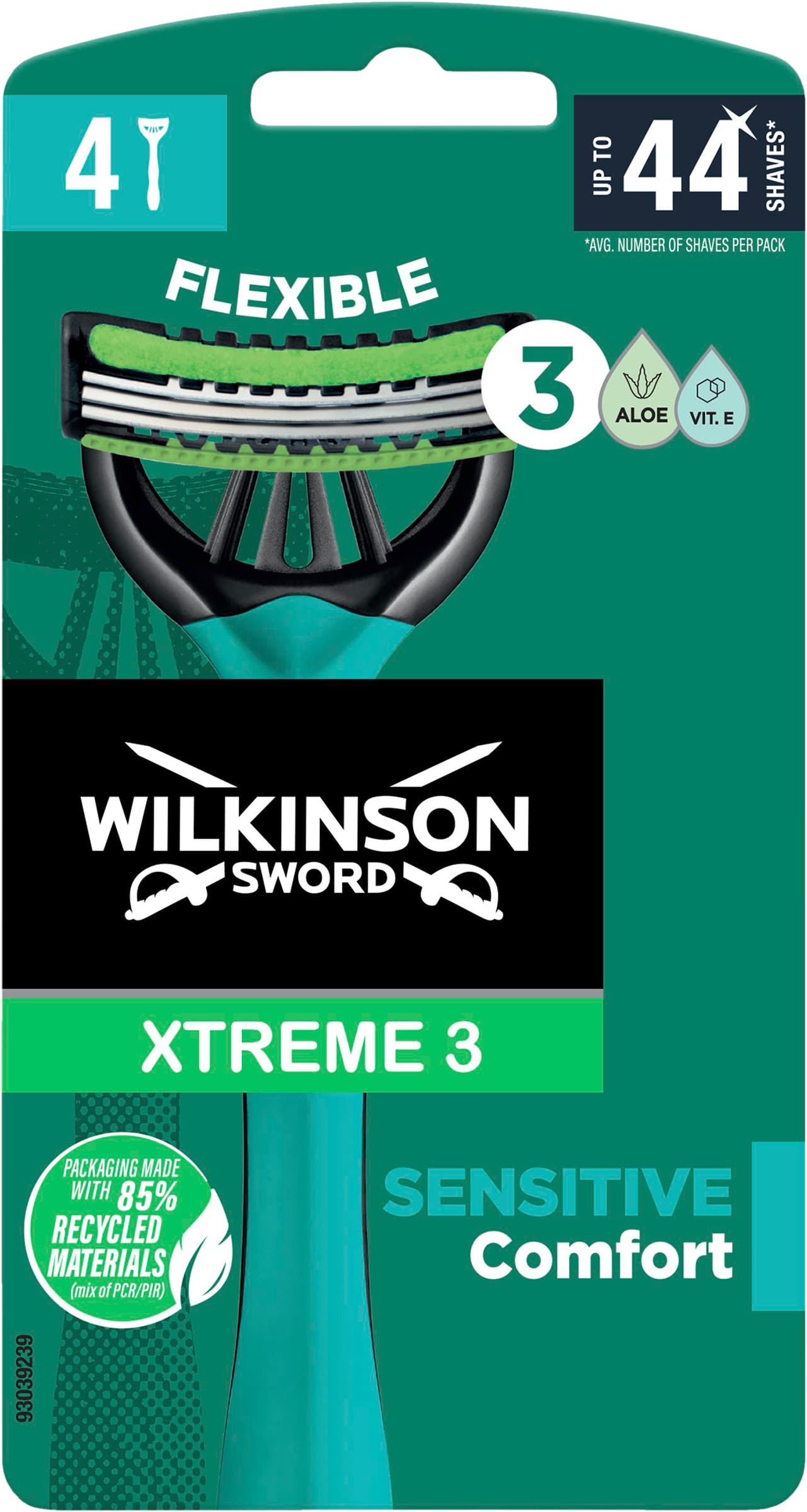 Xtreme - Einwegrasierer Sword Xtreme3 Sensitive Comfort