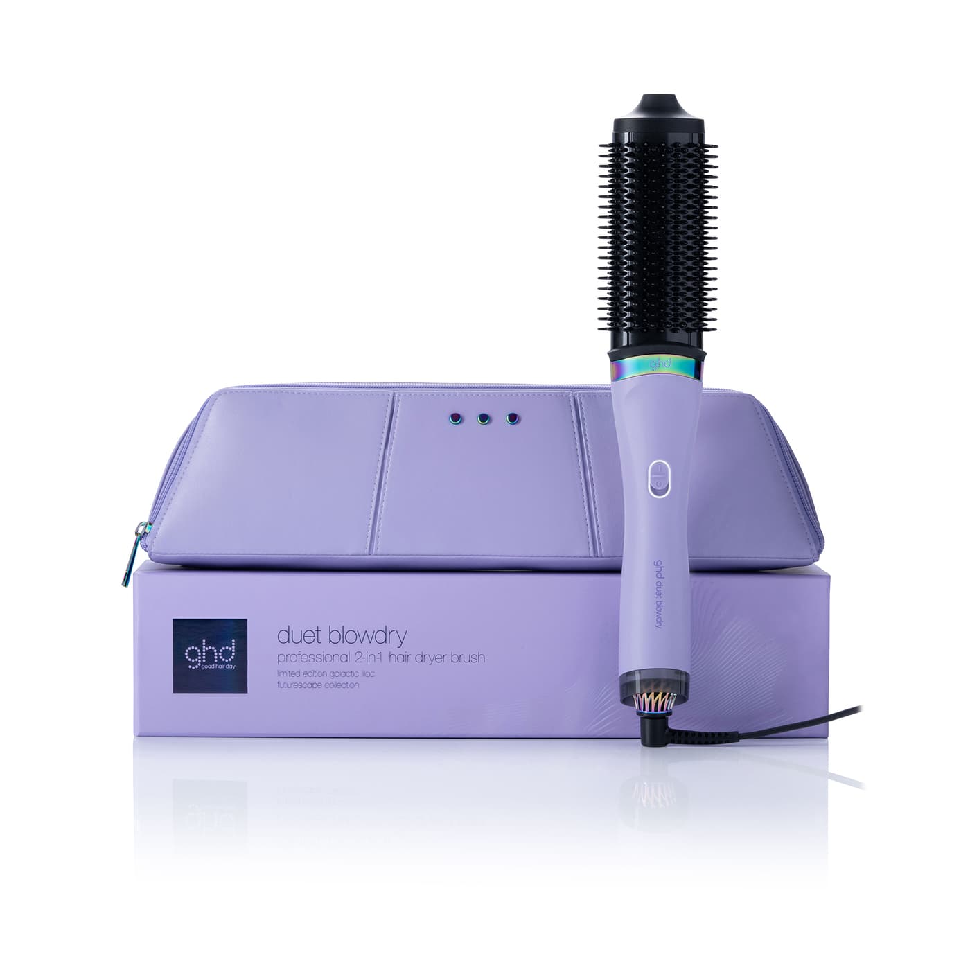 ghd Futurescape Collection - Duet Blowdry™ Hair Dryer Brush Galactic Lilac