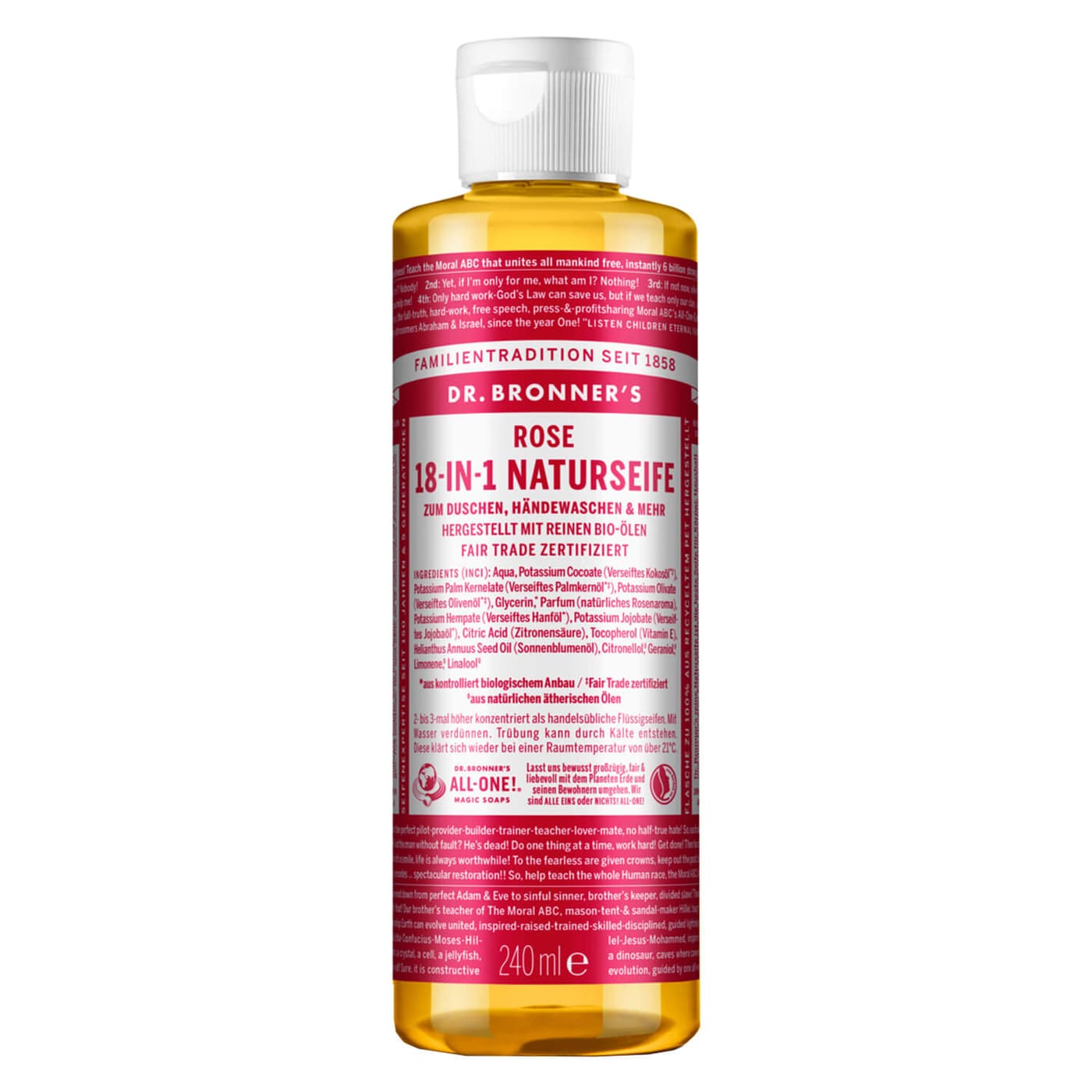 DR. BRONNER'S - 18-IN-1 Flüssigseife Rose