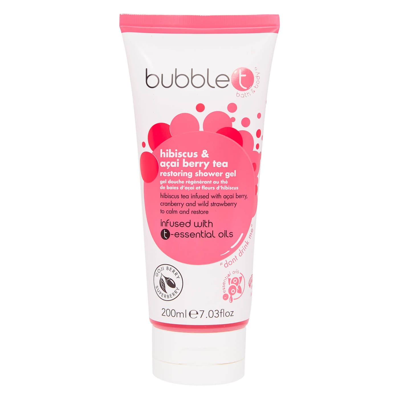 bubble t - Hibiscus & Açai Berry Tea Restoring Shower Gel