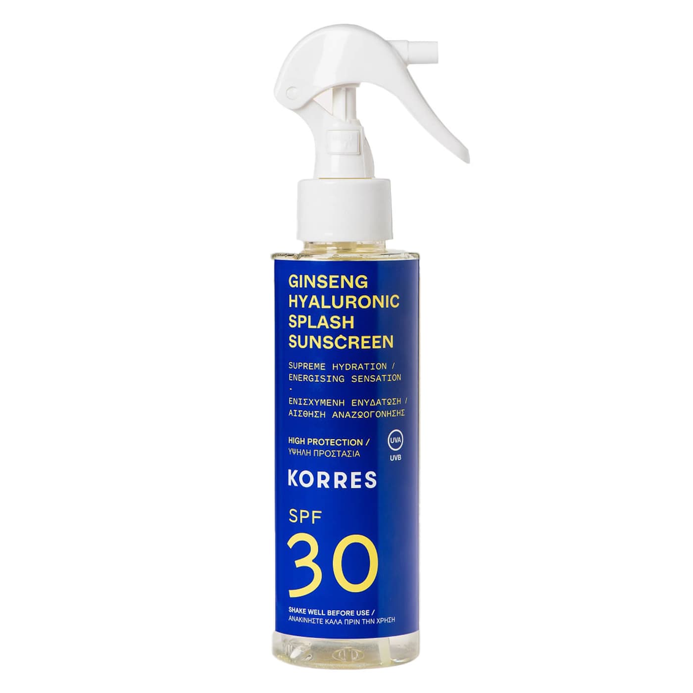 Korres Care - Ginseng Hyaluronic Splash Sunscreen SPF30