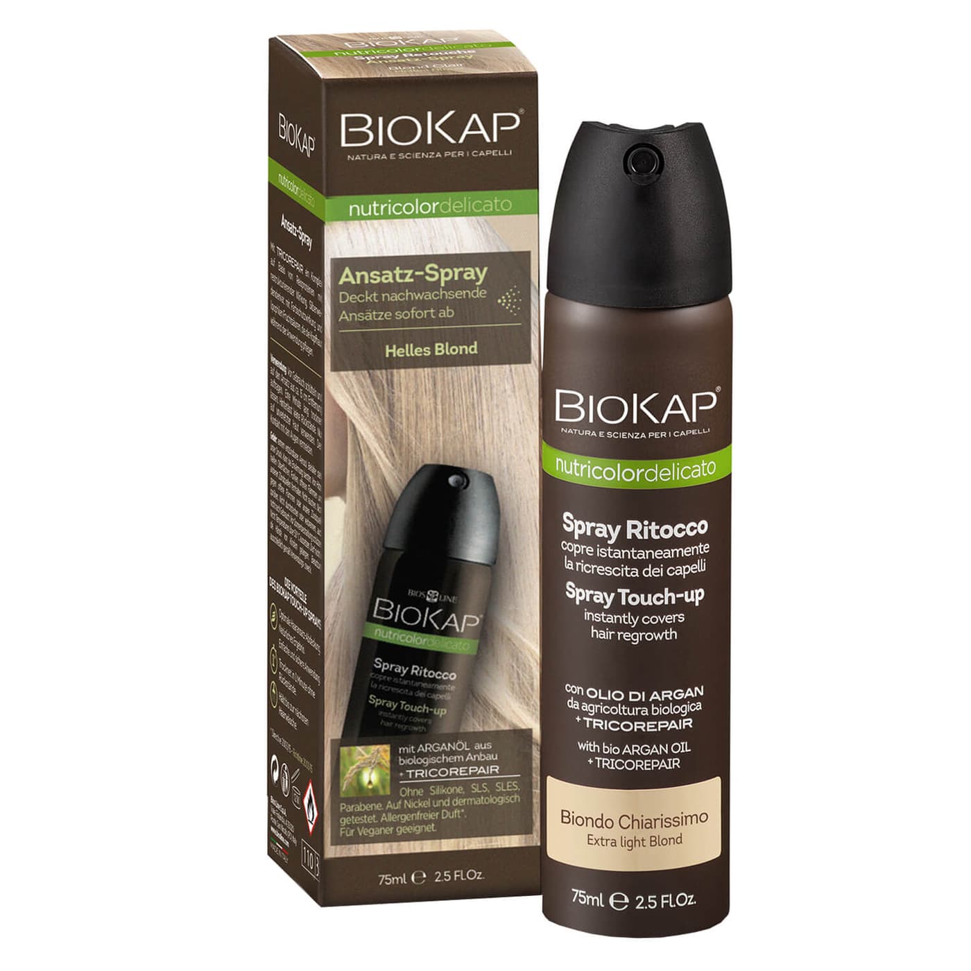 BIOKAP Nutricolor - Ansatz-Spray Hellblond