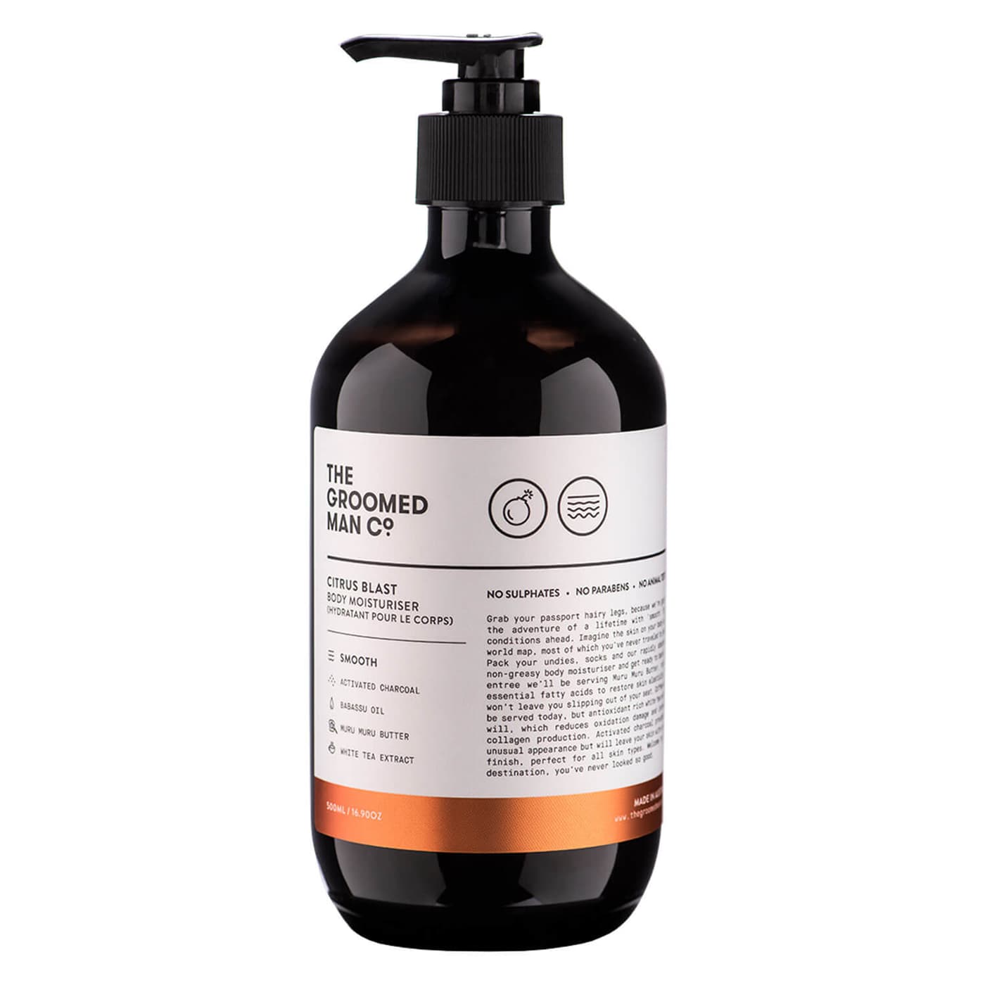 THE GROOMED MAN CO. - Citrus Blast Body Moisturiser