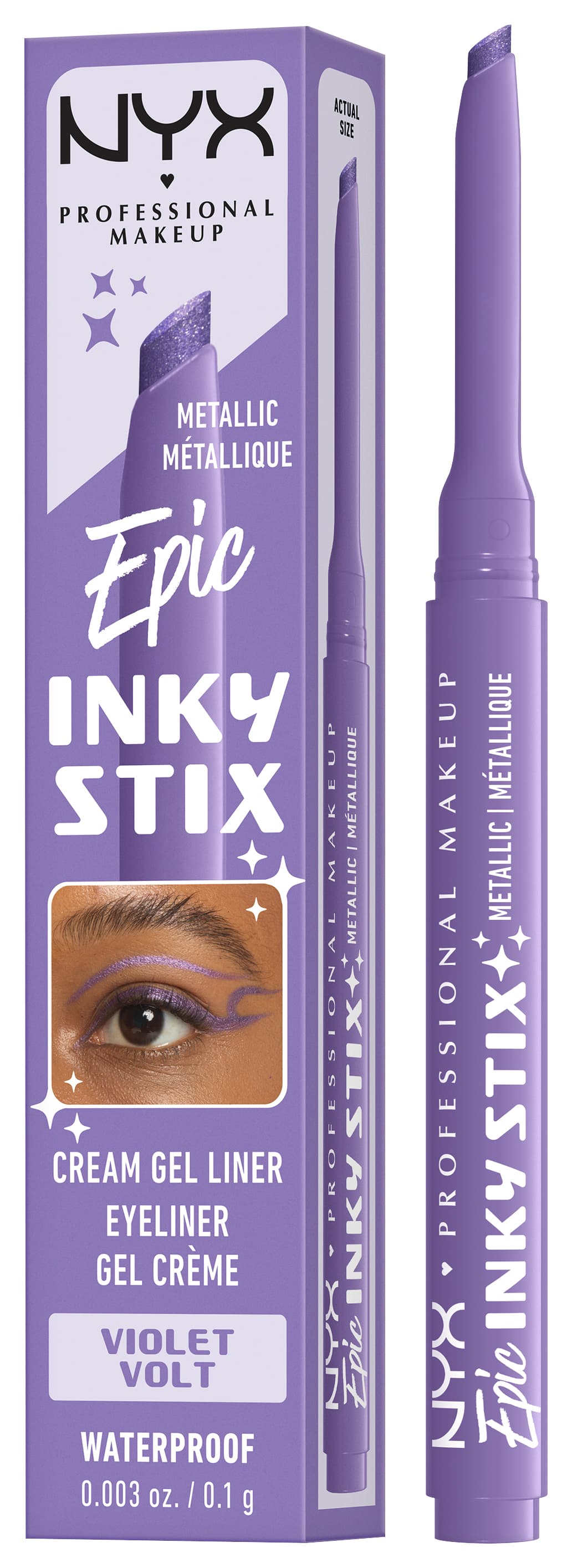 NYX Liner - Epic Inky Stix Cream Gel Eyeliner Waterproof Violet