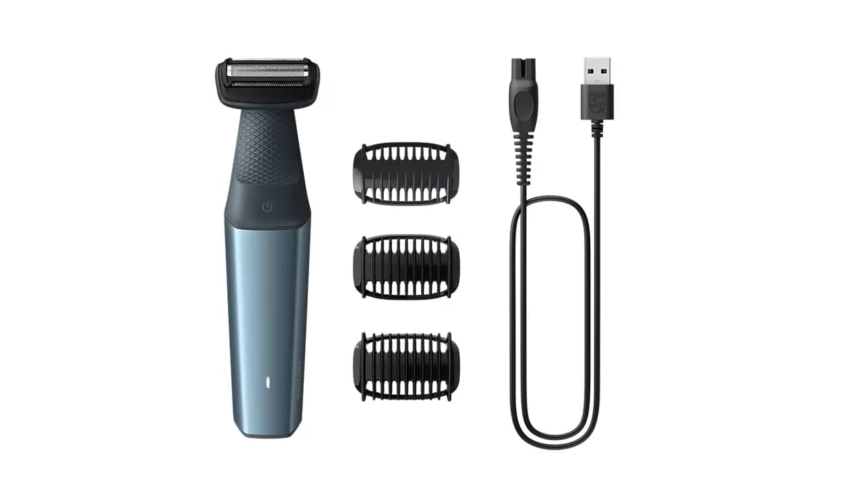 Philips BODYgroom - Series 3000 Wasserfester Trimmer Für Körper Und Intimbereich Bg3027/05