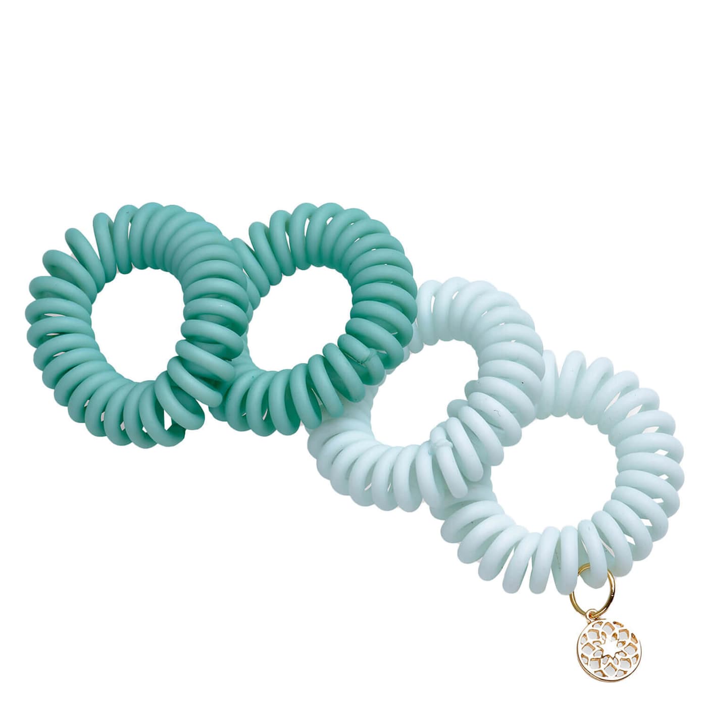 Body Mind and Soul Spiral Haargummi Yoga Mint 4cm