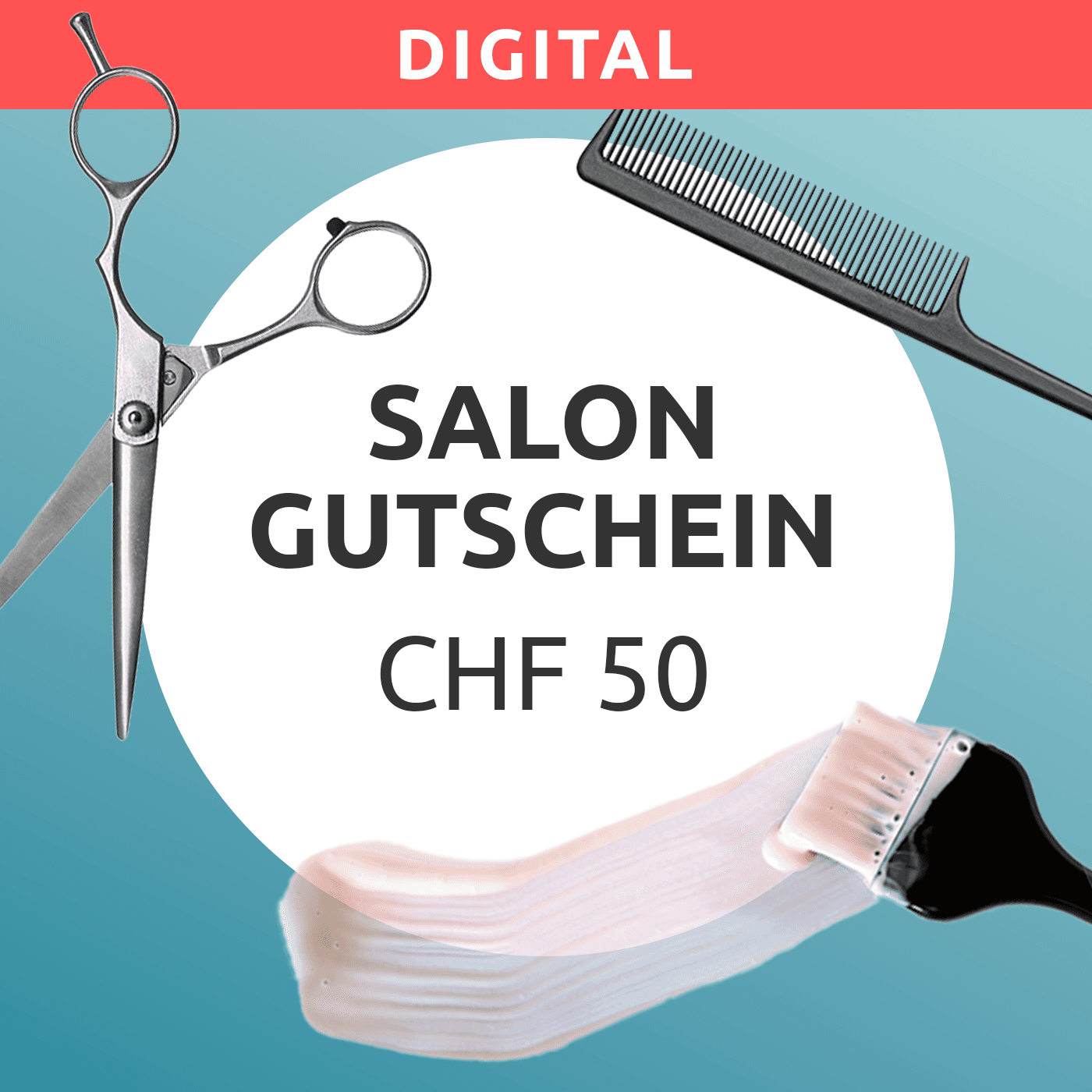 Digitaler Gutschein - Salon CHF 50