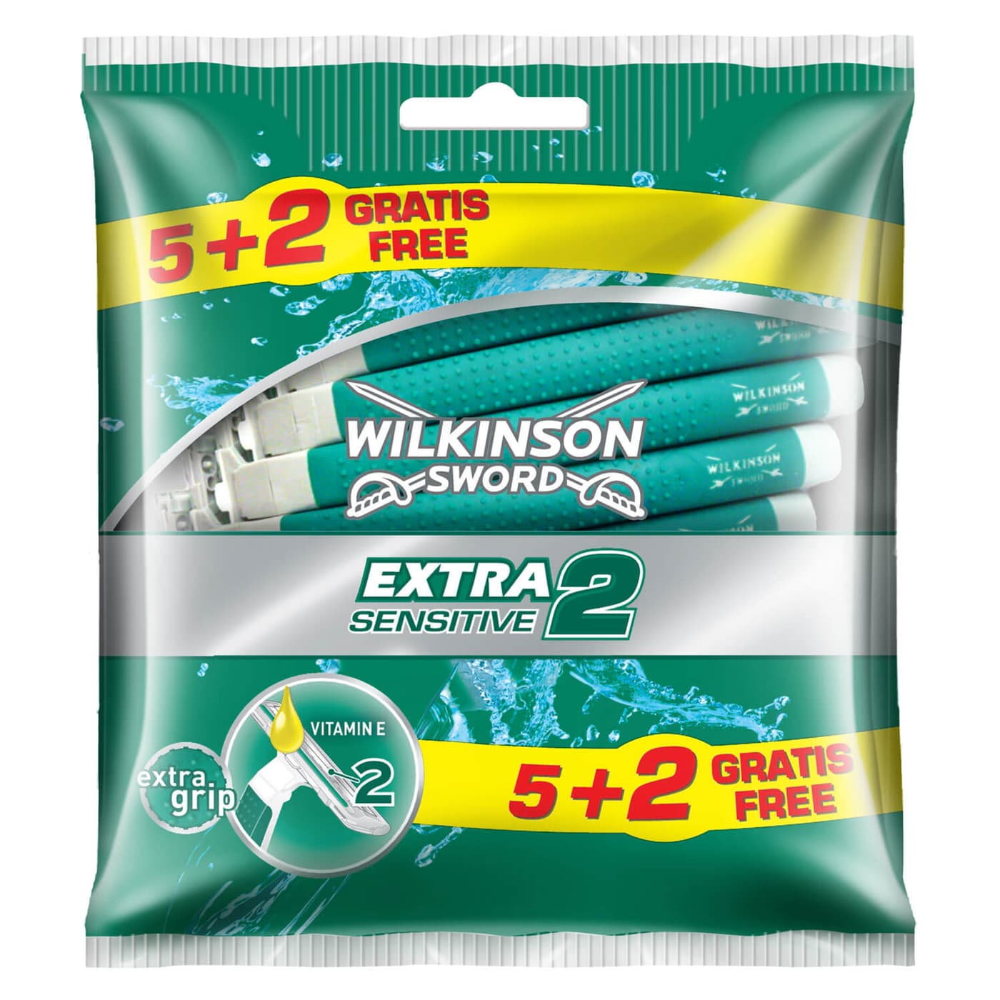 Extra - Einwegrasierer Extra 2 Sensitive 5 +2 Gratis