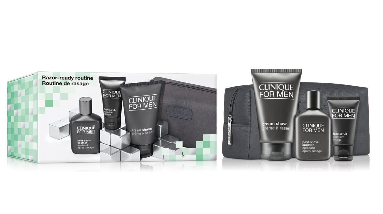Clinique Set - Razor-Ready Routine Skincare Set