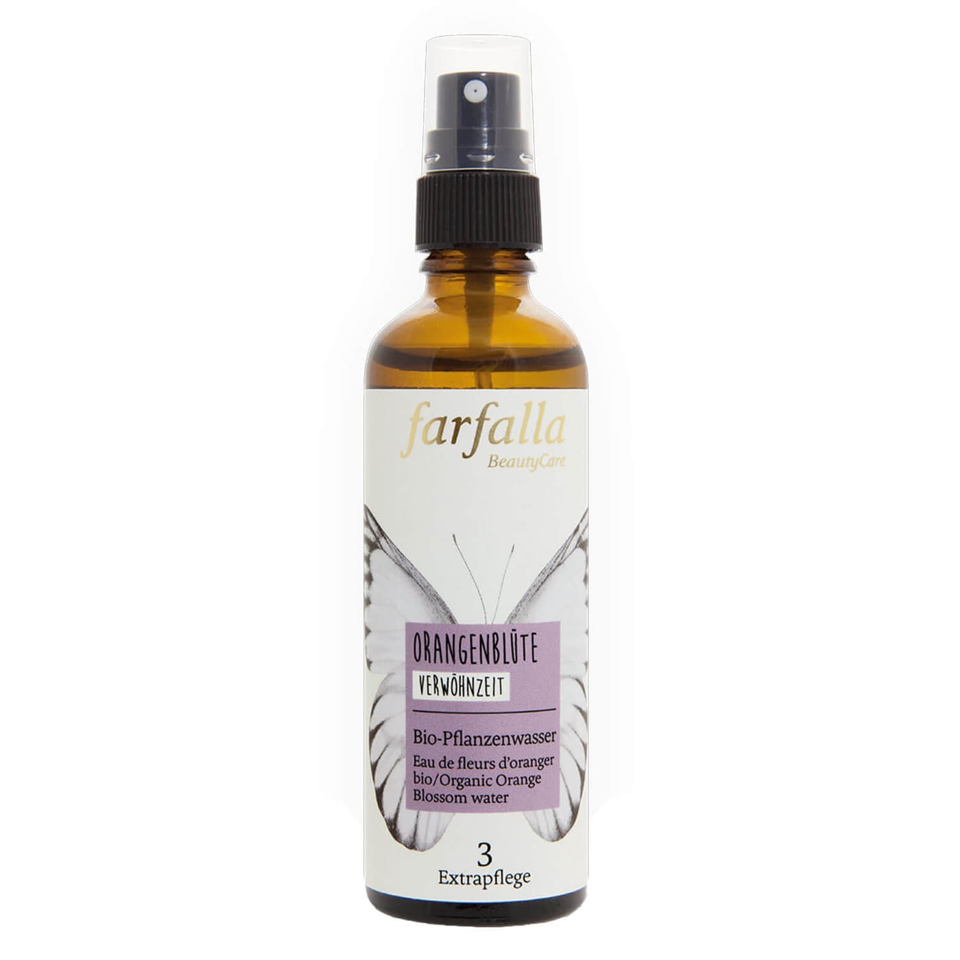 Farfalla Bio-Pflanzenwasser - Orangenblüte Bio-Pflanzenwasser Verwöhnzeit