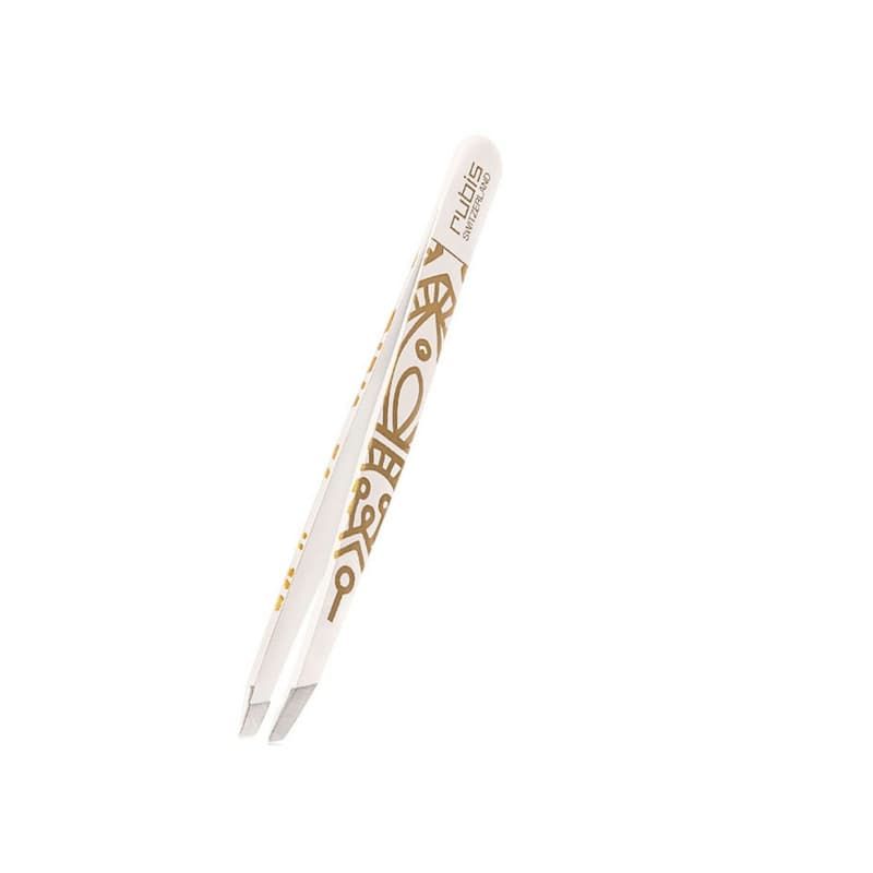 Rubis - Pinzette schräg, Mandala Totem gold