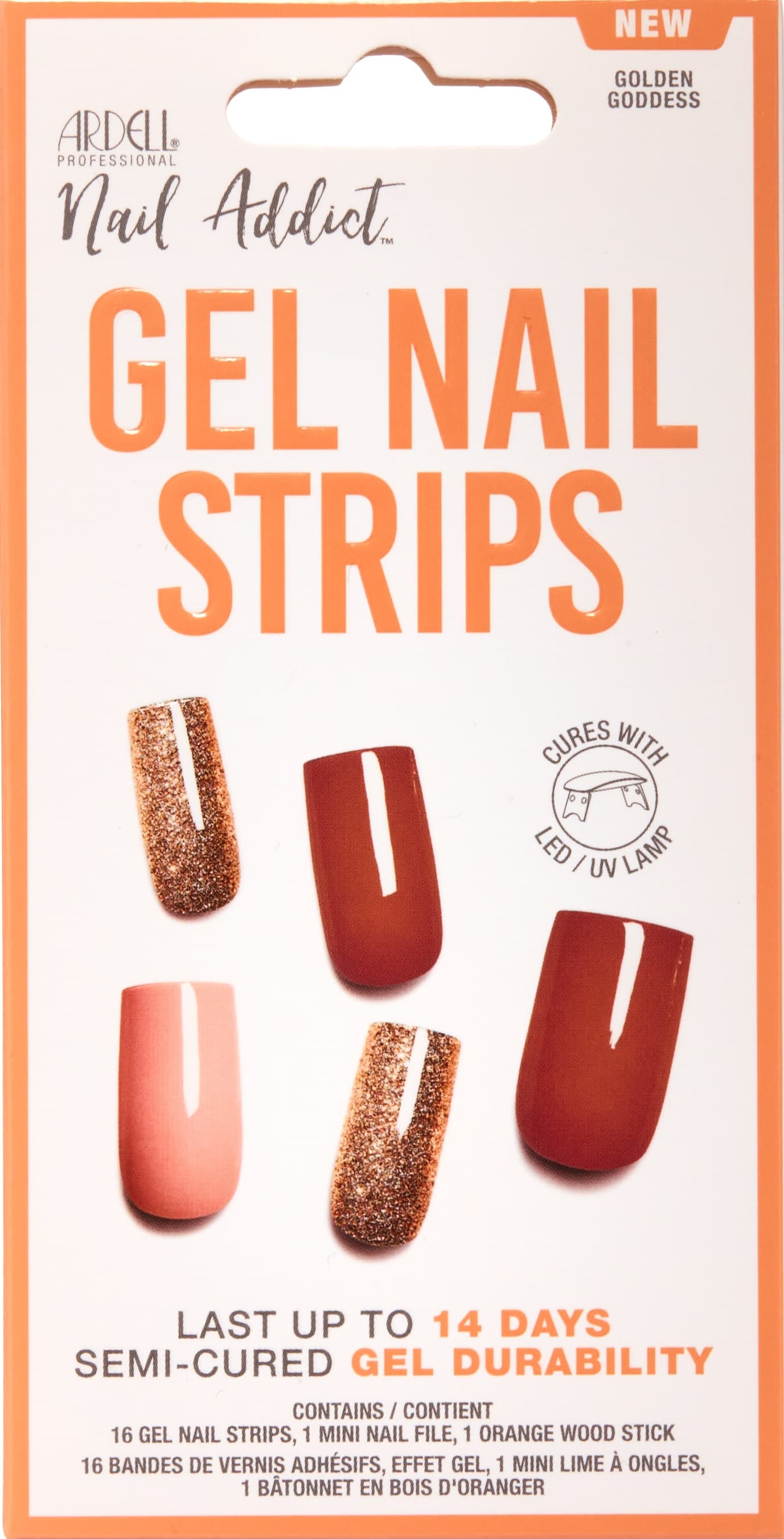 Nail Addict - Gel Strips Golden Goddess