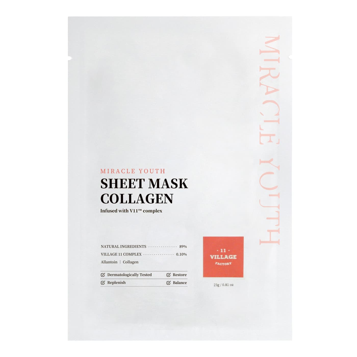 Miracle Youth - Sheet Mask Collagen