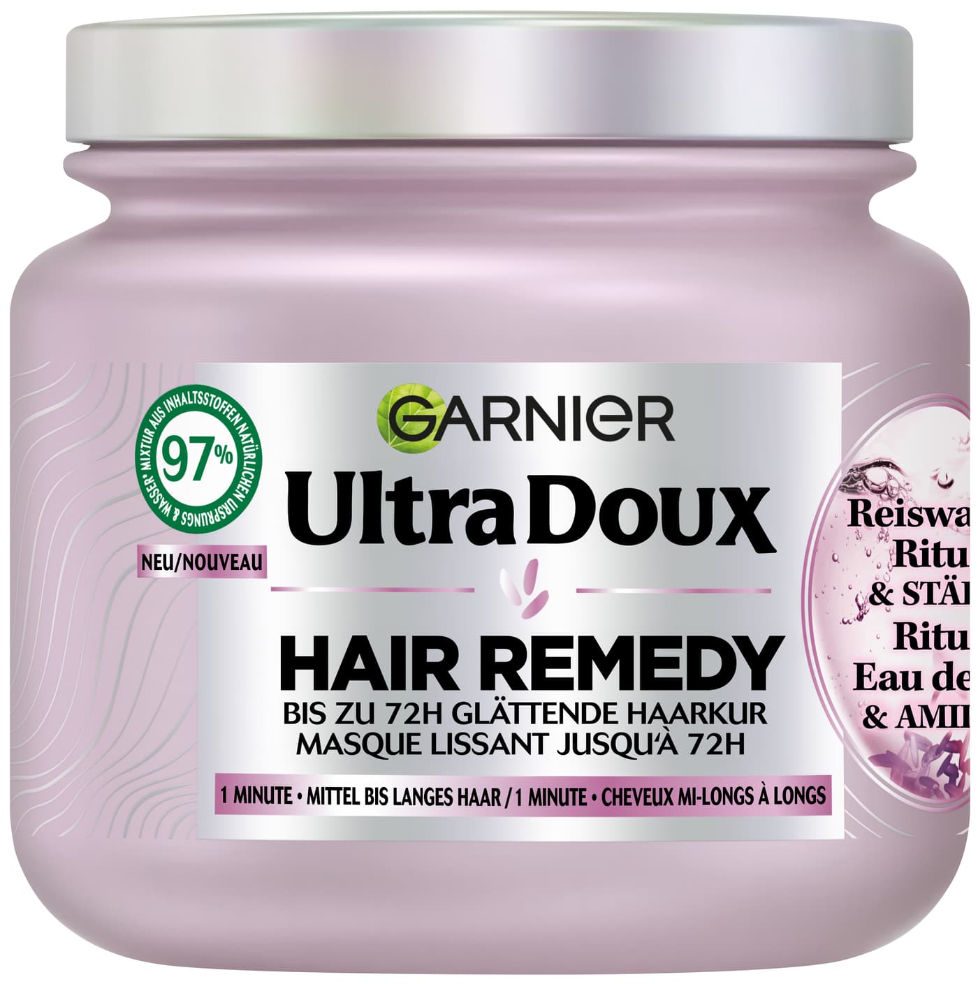Ultra Doux Haircare - Ultra Doux 1-minute Haarkur Reiswasser Ritual & Stärke