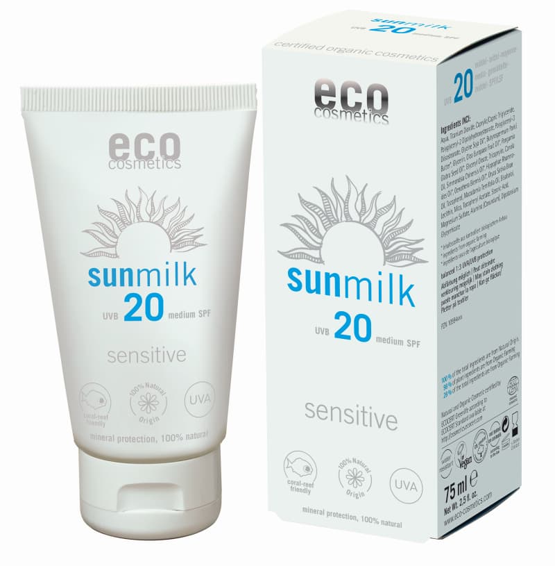 Eco Cosmetics - Sonnenmilch Sensitiv LSF20
