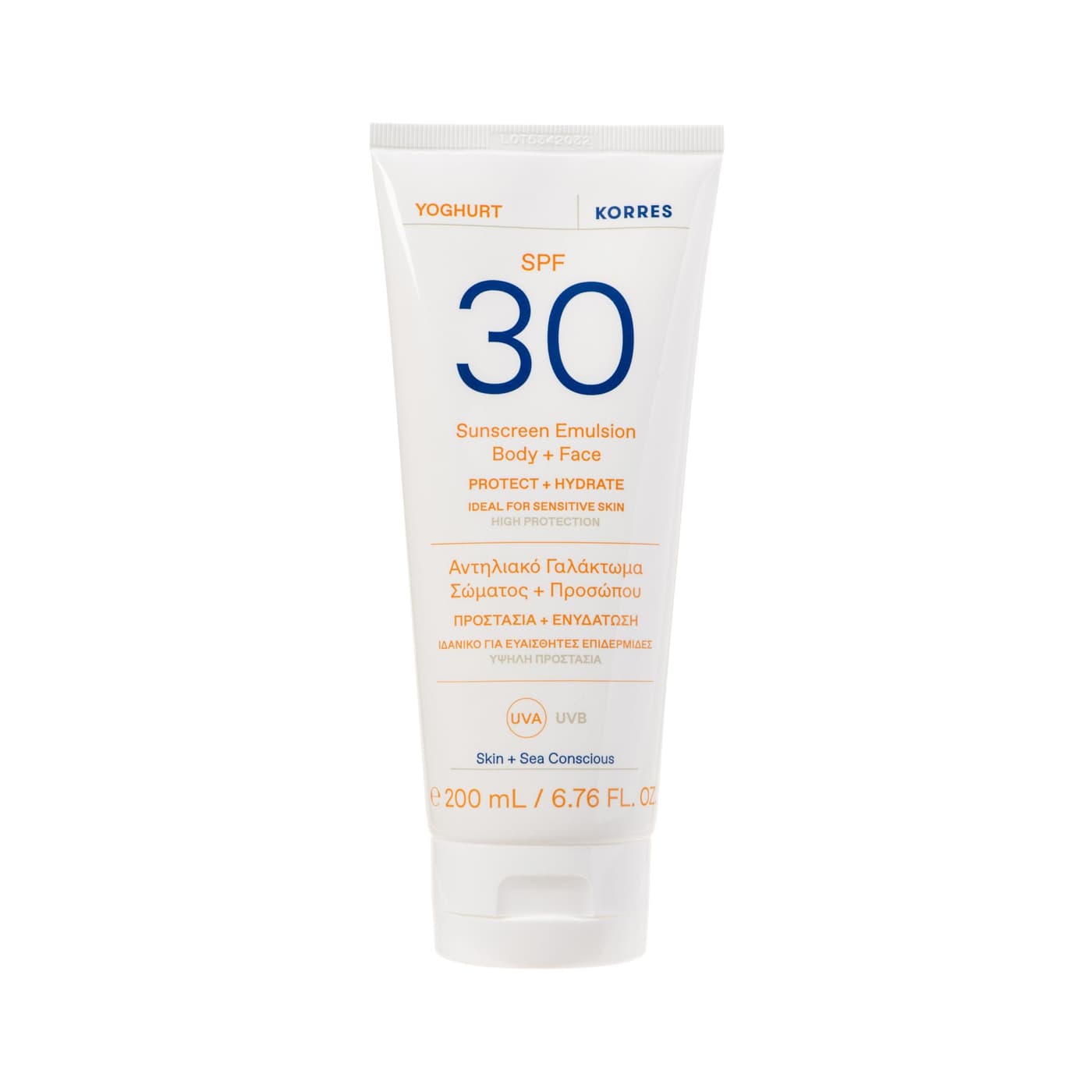 Korres Care - Yoghurt Sonnenschutz-emulsion Für Körper Und Gesicht Spf30